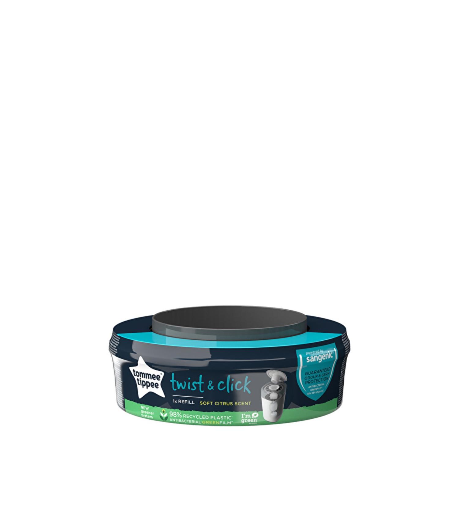 Tommee Tippee Twist Click 1 Cartridge Diaper Trash Bag