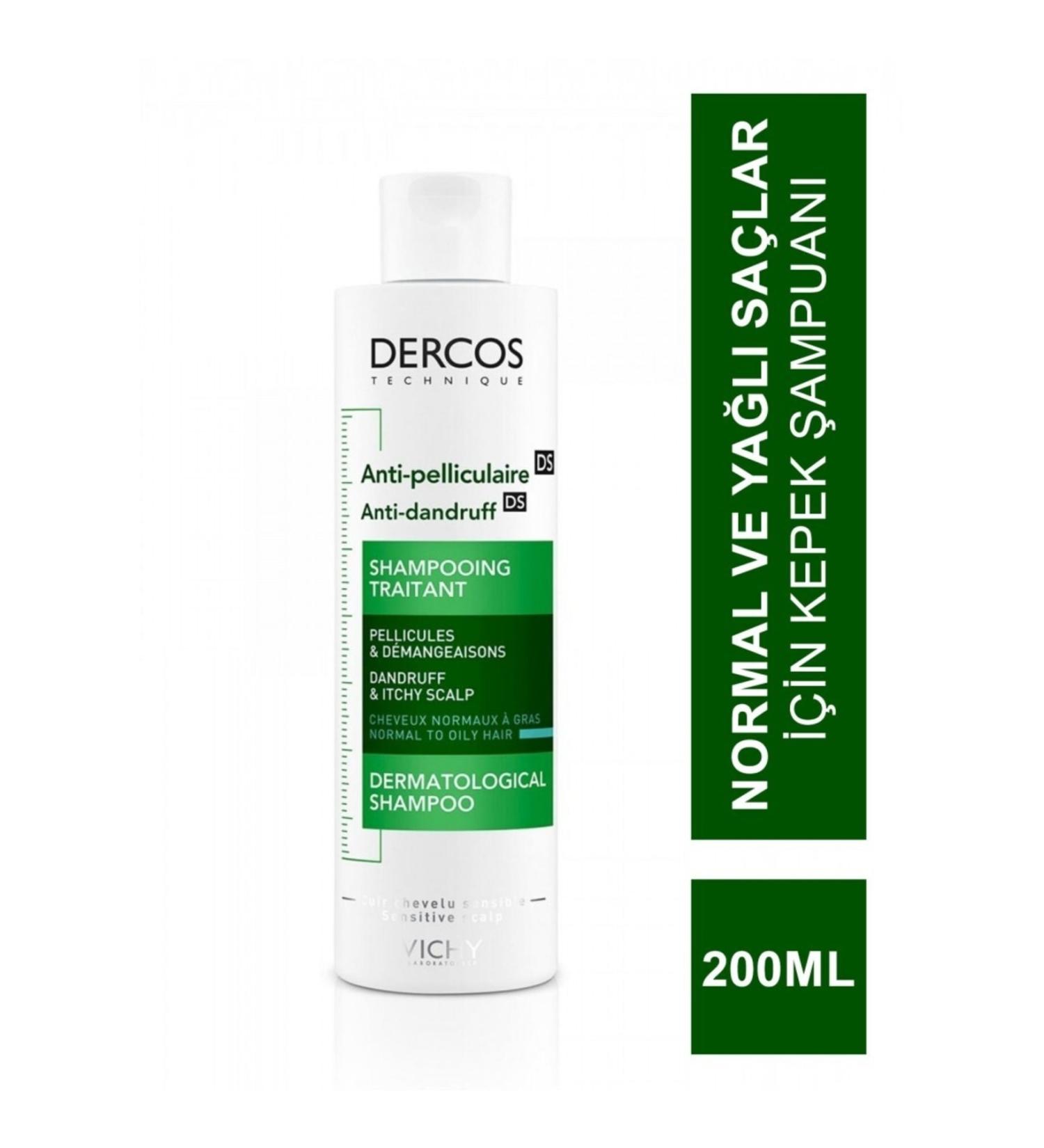 Vichy Dercos Anti Dandruff Anti Dandruff Shampoo For Normal And Oily Hair 200 Ml