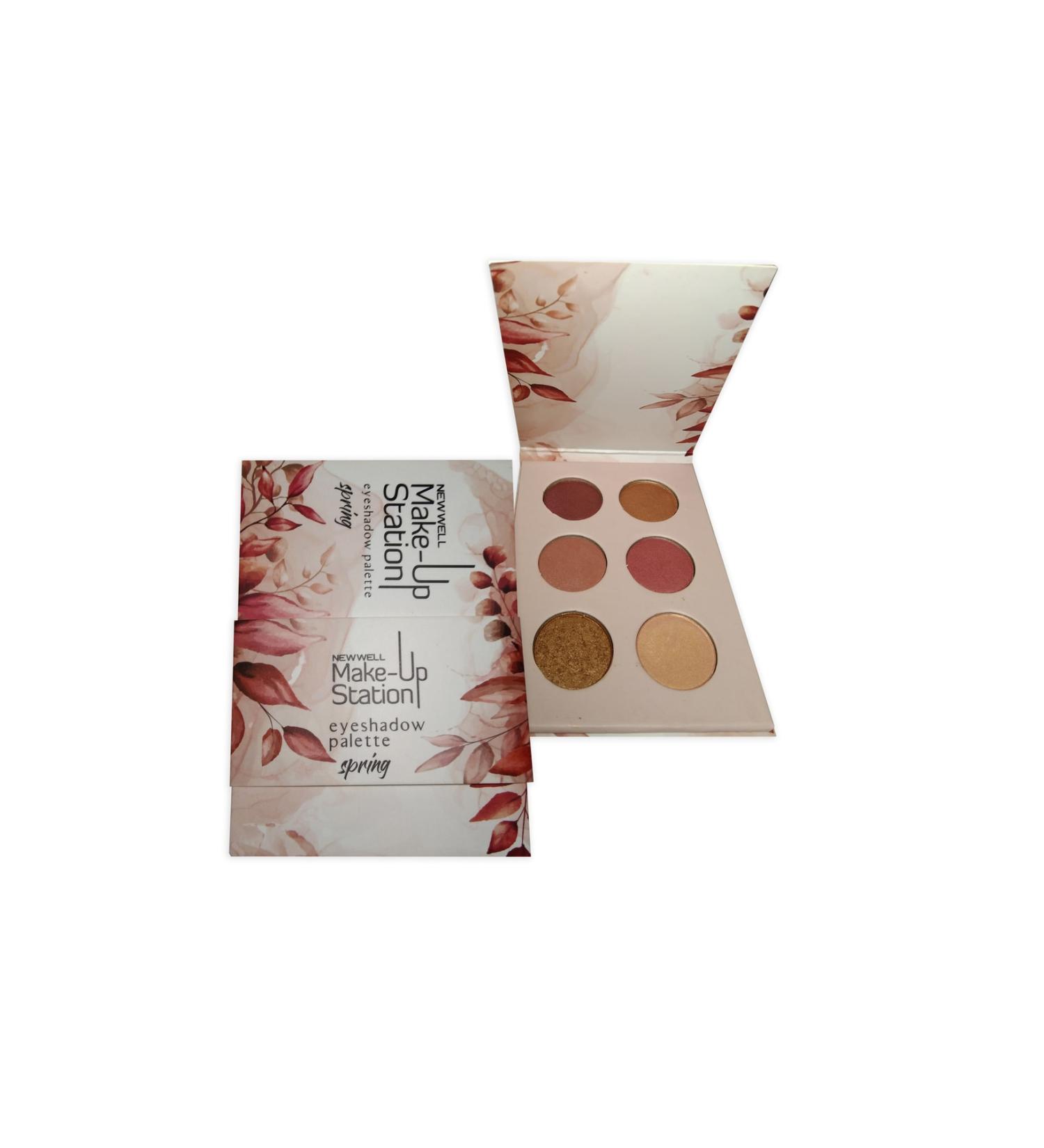 New Well Eyeshadow 6 Color Eyeshadow Palette Spring - Light Glitter