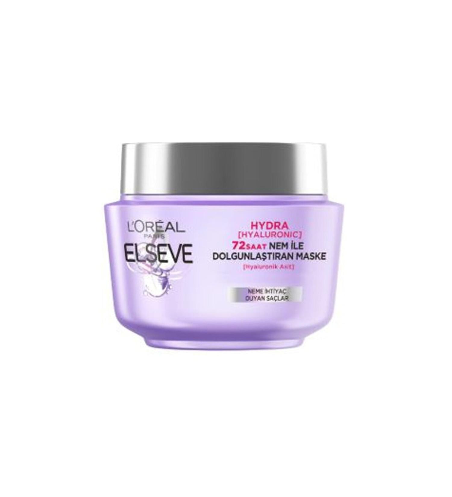 Elseve Loreal Paris Hydra Hyaluronic Plumping Mask with 72 Hour Moisture 300 Ml - Buy Online on GoSupps.com
