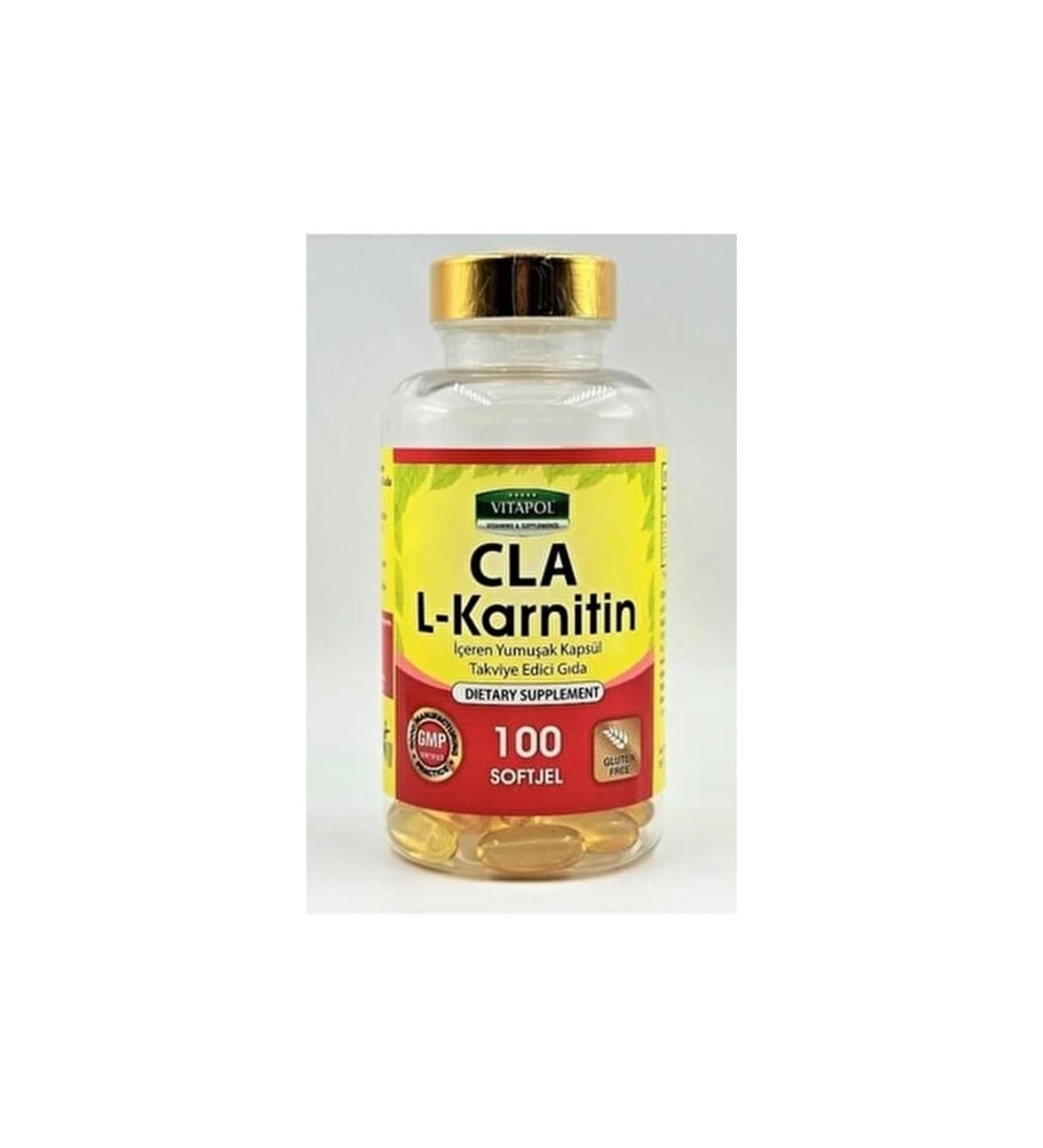 Vitapol Cla L-carnitine 100 Capsules
