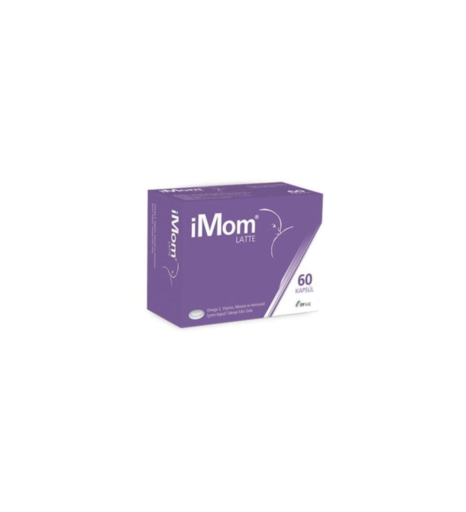 ITF la Imom Latte Omega 3 - Mineral - Vitamin Containing Supplementary Food 60 Capsules - Buy Online on GoSupps.com