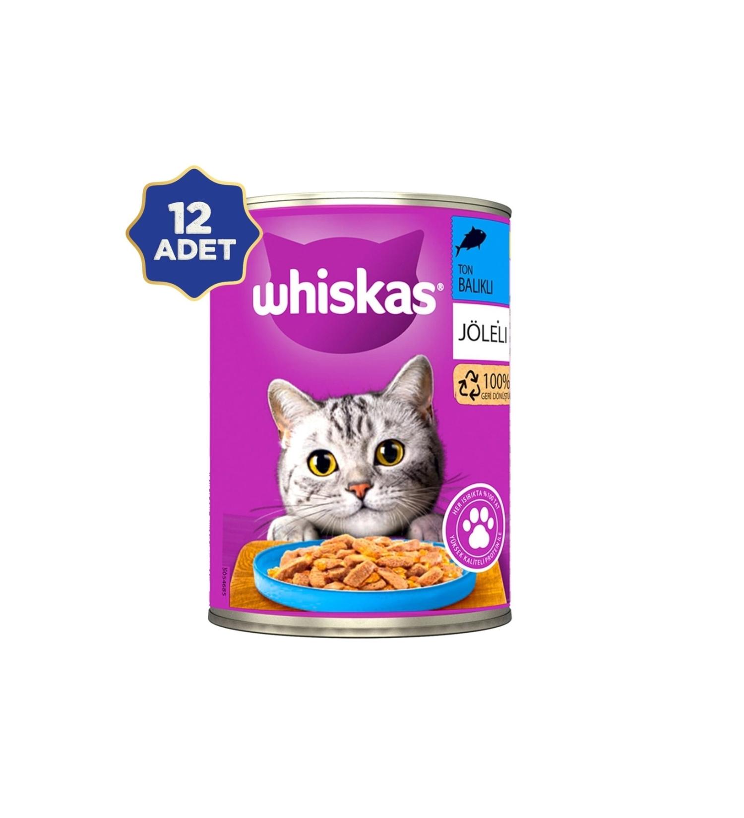 Whiskas Tuna and Gravy Sauce Adult Cat Canned Food 12 X 400 Gr.