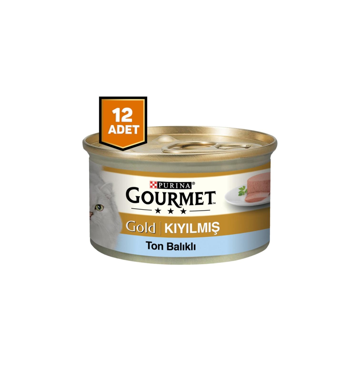 Gourmet Gold Minced Tuna Cat Canned Food 12 X 85 Gr.