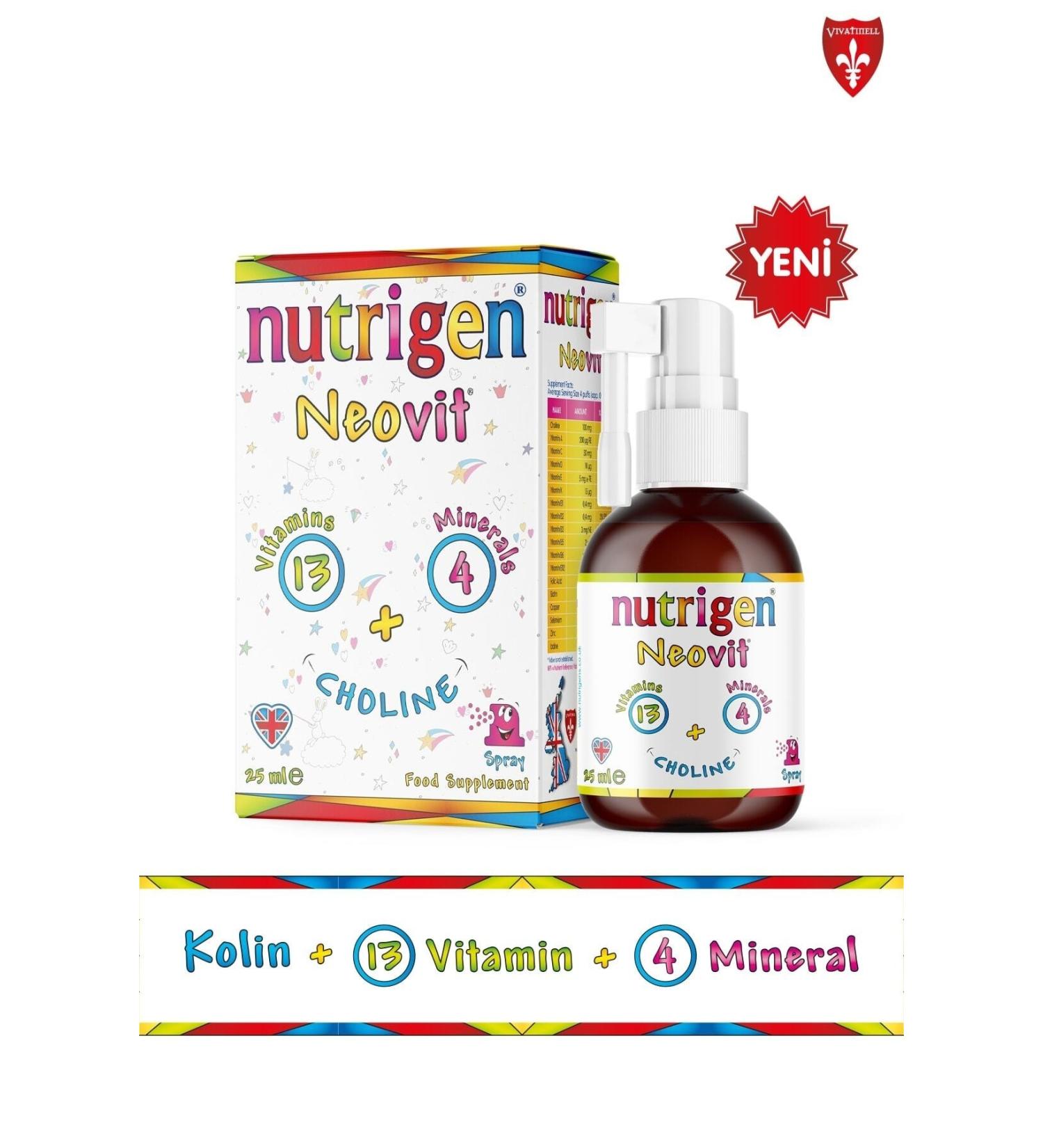 Nutrigen Neovit Neonatal Choline Vitamin Mineral - Buy Online on GoSupps.com