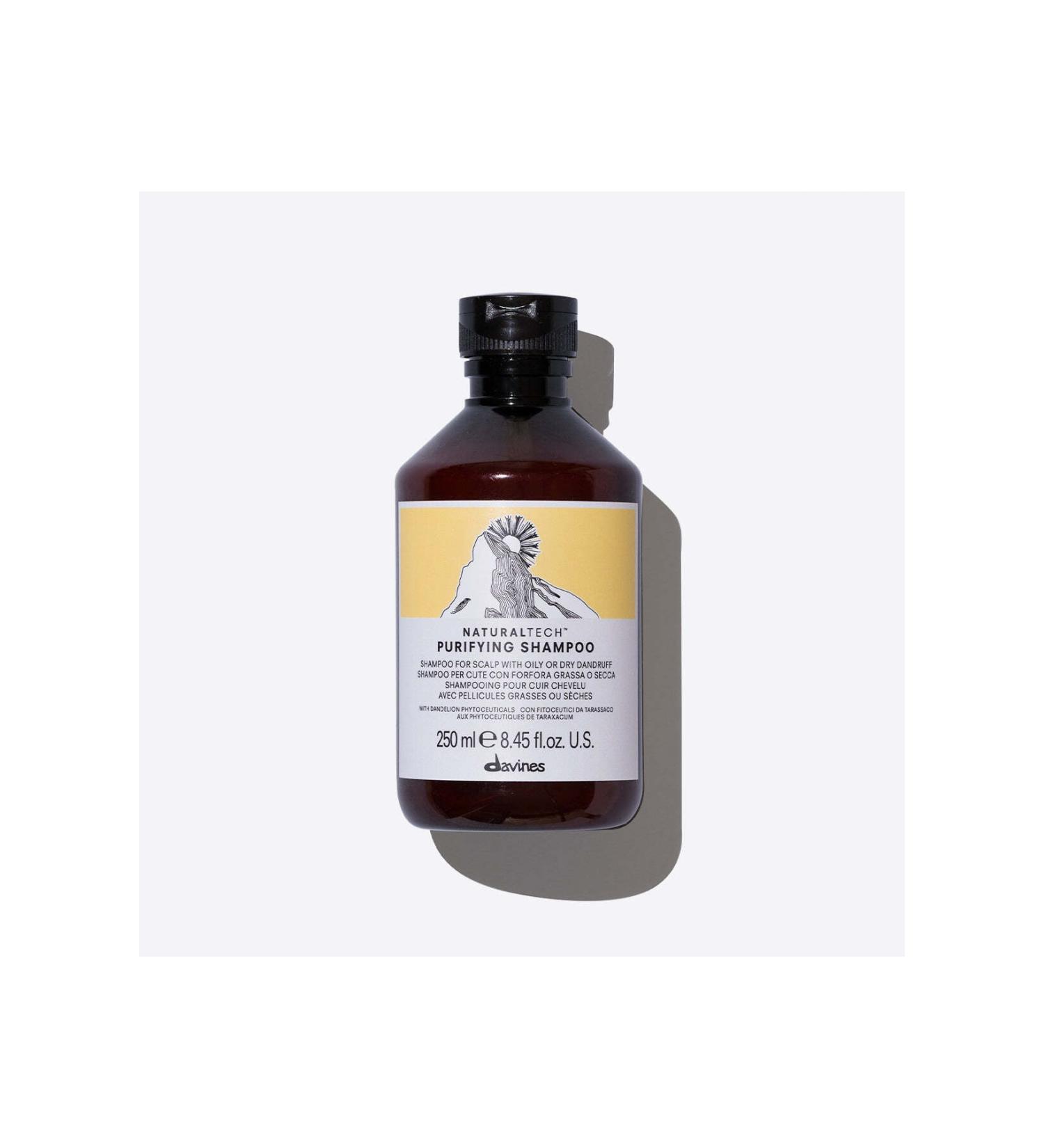 Davines Vegan Naturaltech Purifying Shampoo Anti Dandruff Shampoo 250ml 71212 8004608236580. - Buy Online on GoSupps.com