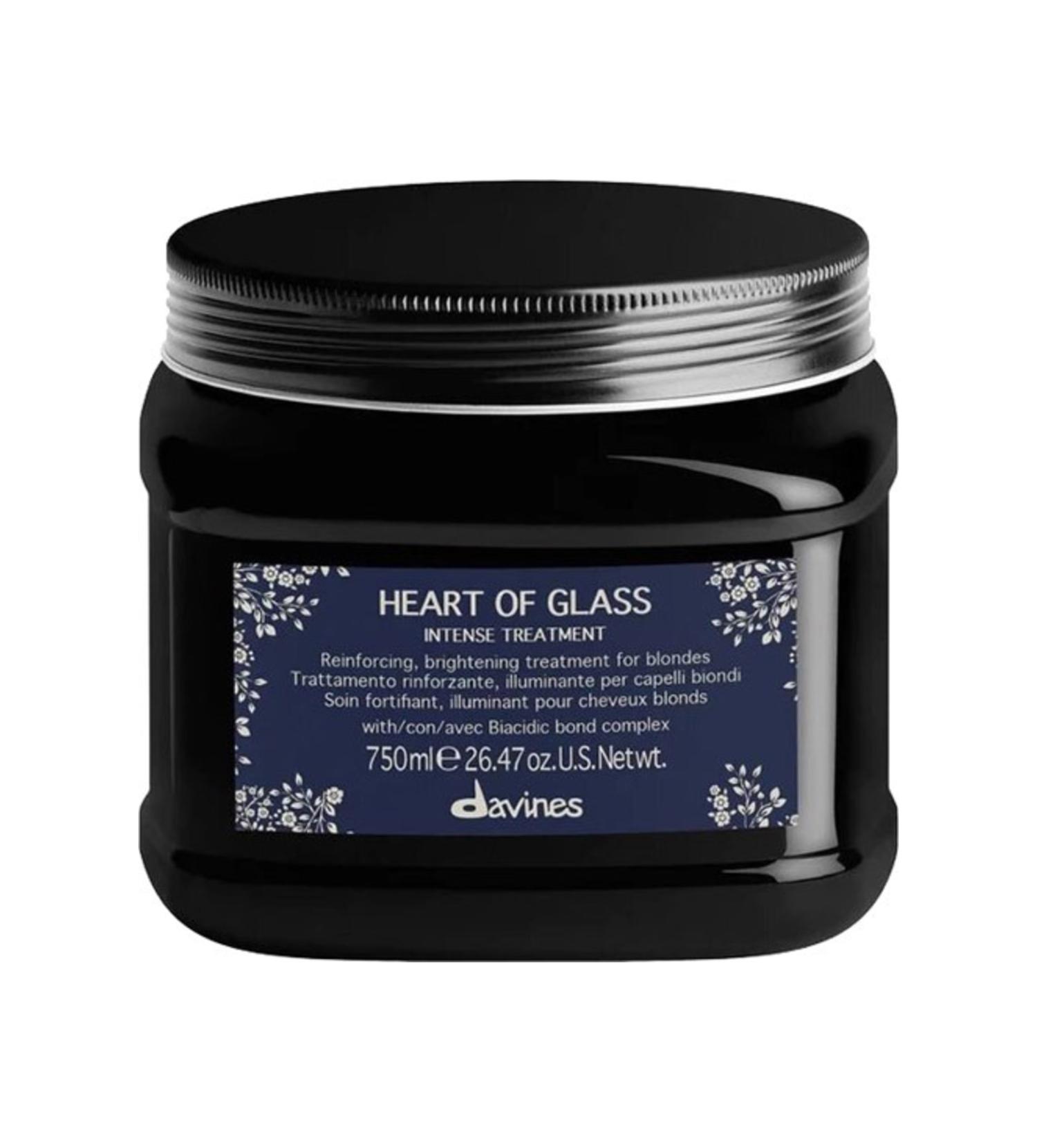Davines Heart Of Glass Intense Treatment Purple Mask 750ml 72007 8004608271734