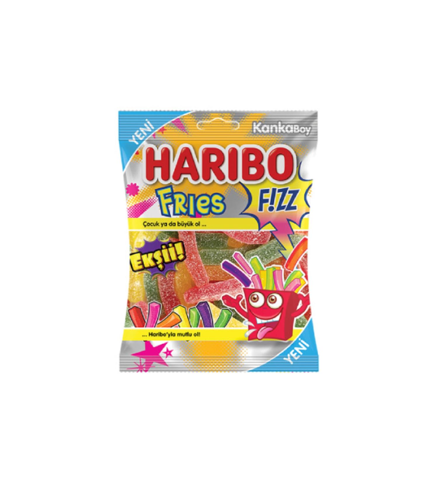 Haribo Fizz Fries 70 G X 24 Pieces