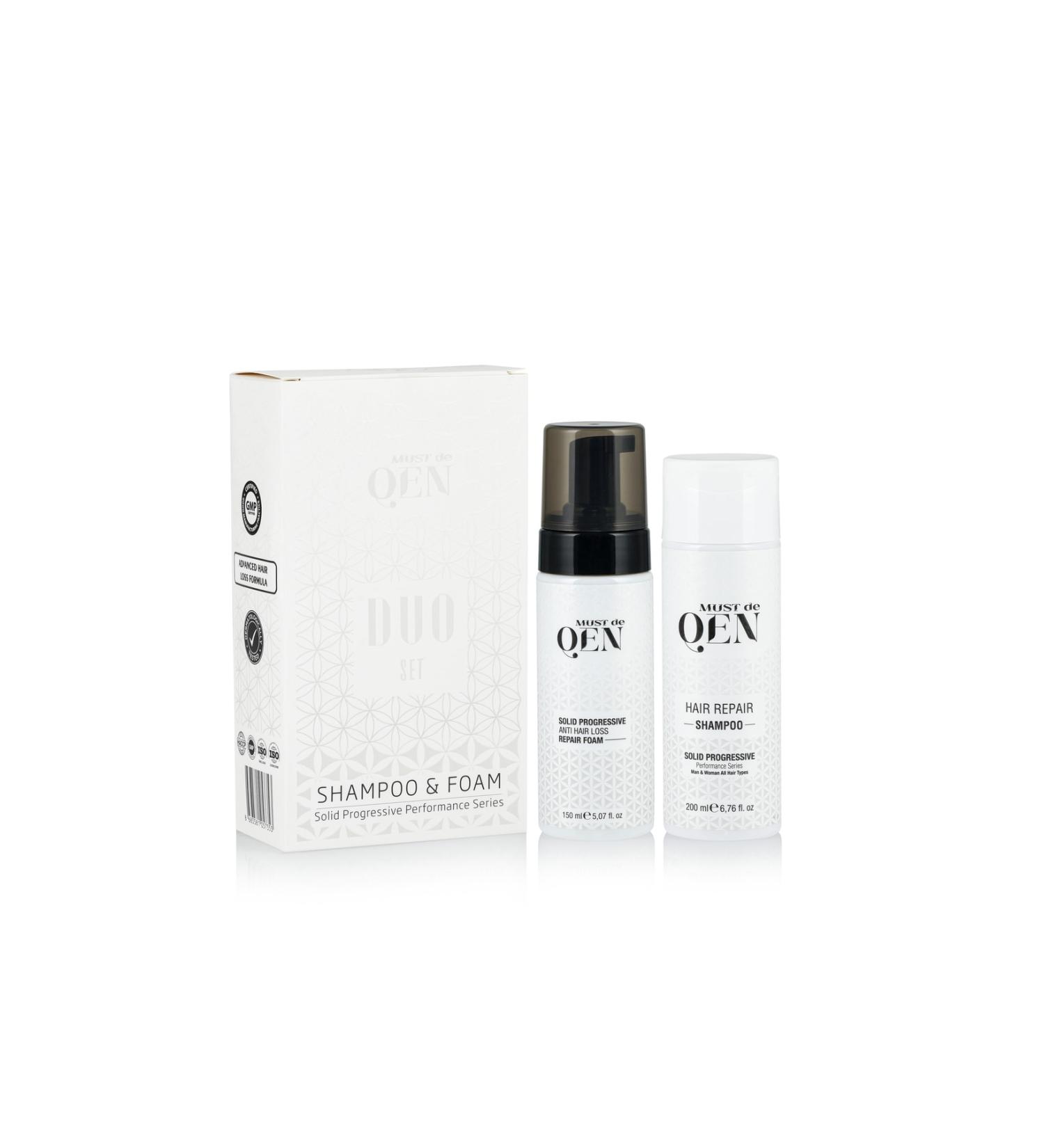 MUST DE QEN Duo Set - Shampoo and Foam - Buy Online on GoSupps.com