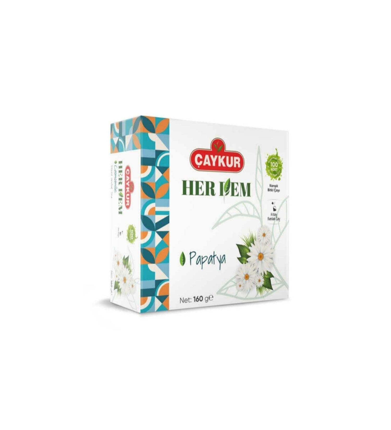 aykur Evergreen Chamomile Tea Filtering Bag 160 Gr