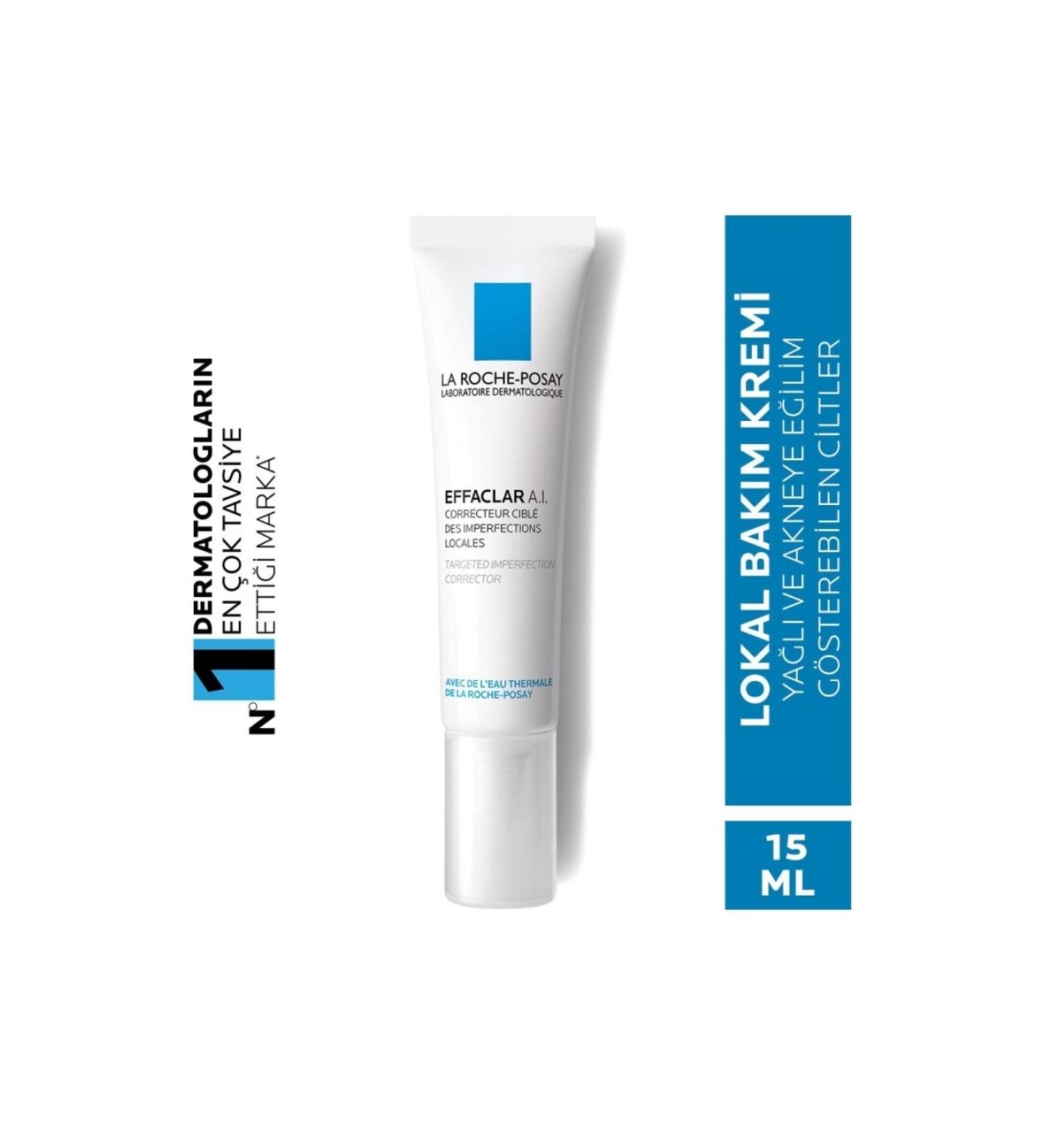 La Roche Posay Effaclar A. - Topical Care Cream for Oily and Acne Prone Skin 15 Ml