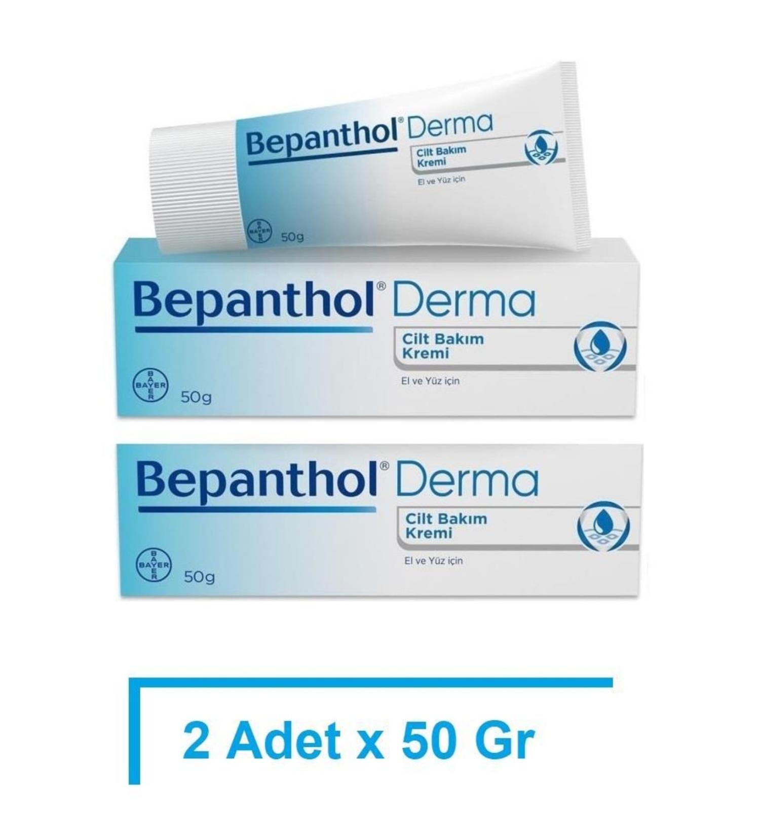 Bepanthol Repair Care Ointment 50 gr 2 Pack _ Daily Intensive Moisturizing Ointment for Very Dry Skin