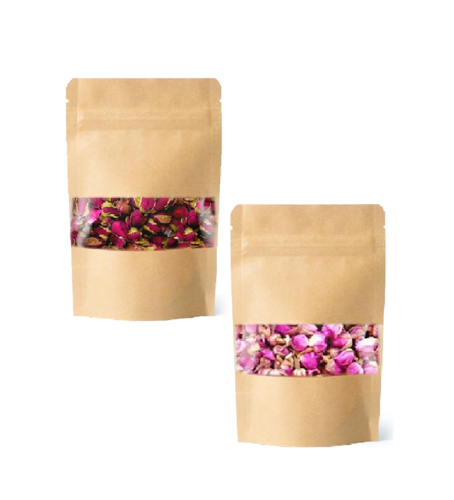 Sultan Story Red Rose Bud 50 gr and Pink Rose Bud Dried 50 gr