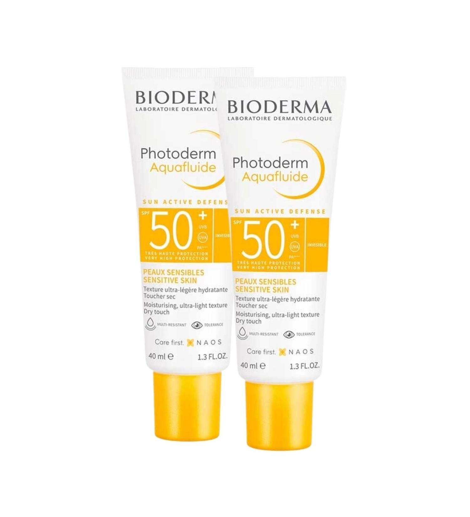 Bioderma Photoderm Aquafluid Spf50+ 40 Ml | Set x 2 Pieces