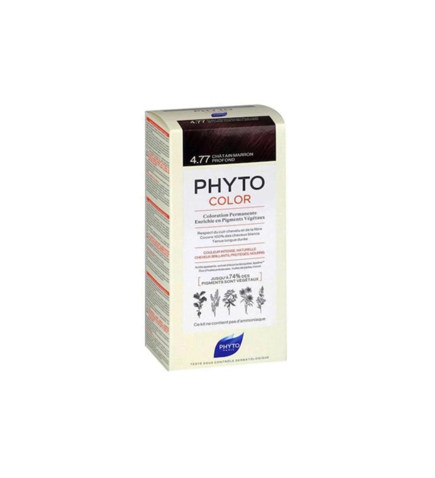 Phyto Color 4.77 - Intense Chestnut Copper (herbal Hair Dye)