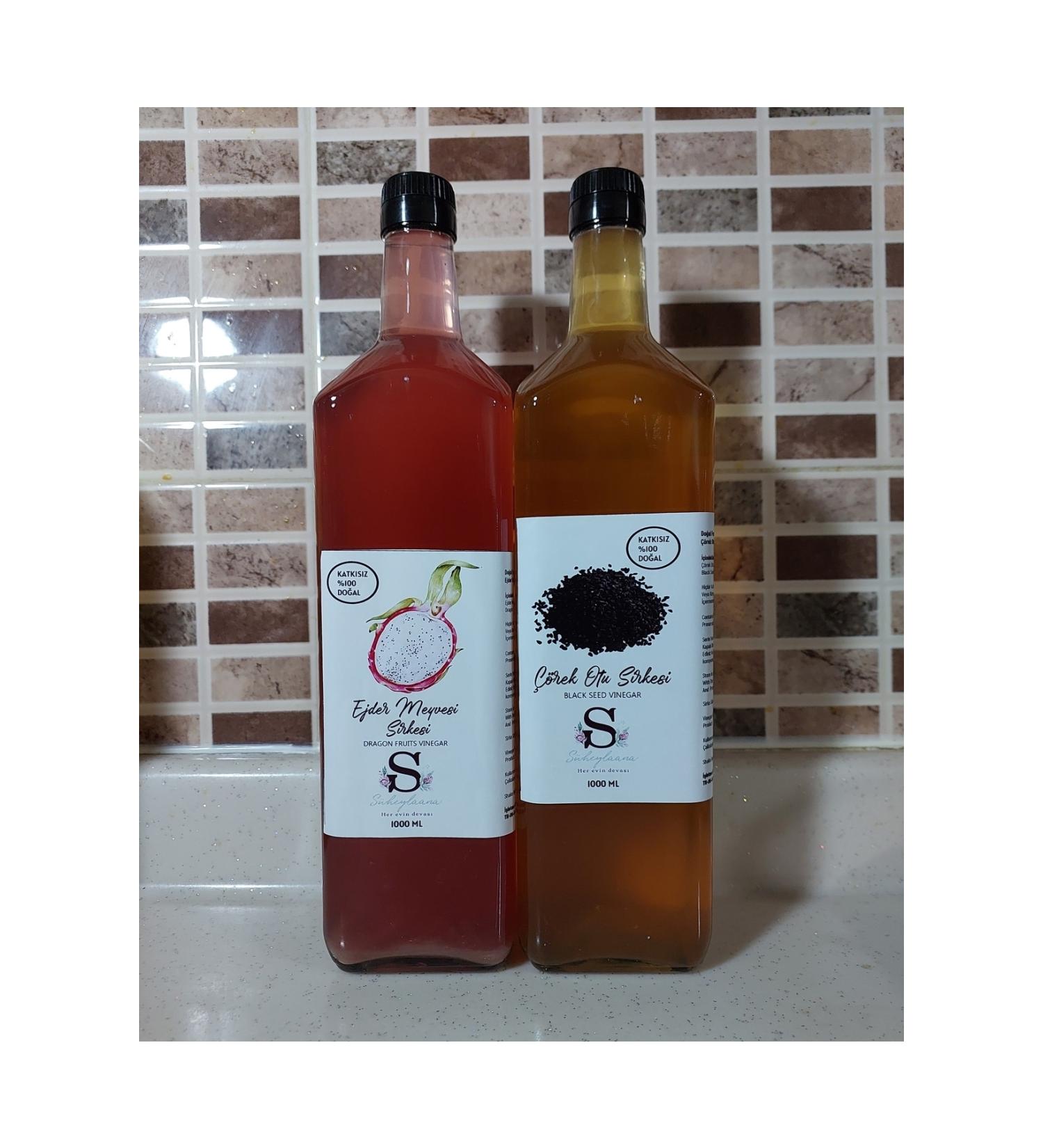 Suheylaana Natural Dragon Fruit and Black Cumin Vinegar 1000 Ml