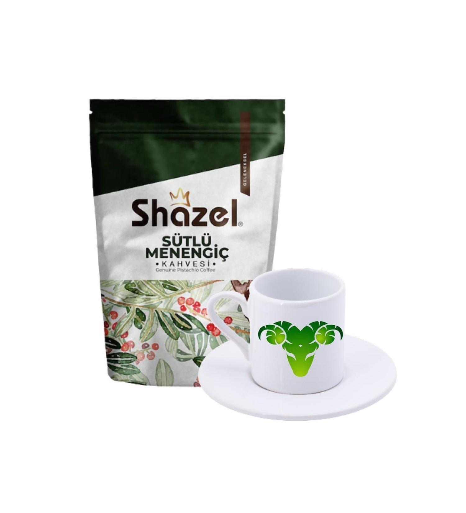 Shazel Milky Menengi Coffee 200 Gr. + Taurus Turkish Coffee Cup