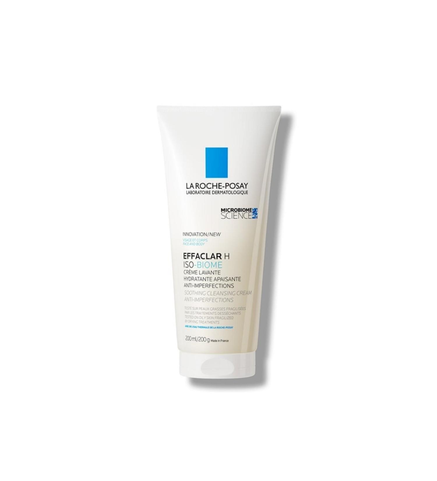 La Roche Posay Effaclar H Isobiome Lavender - Soothing and Cleansing Cream for Oily and Irregular Skin 200 Ml