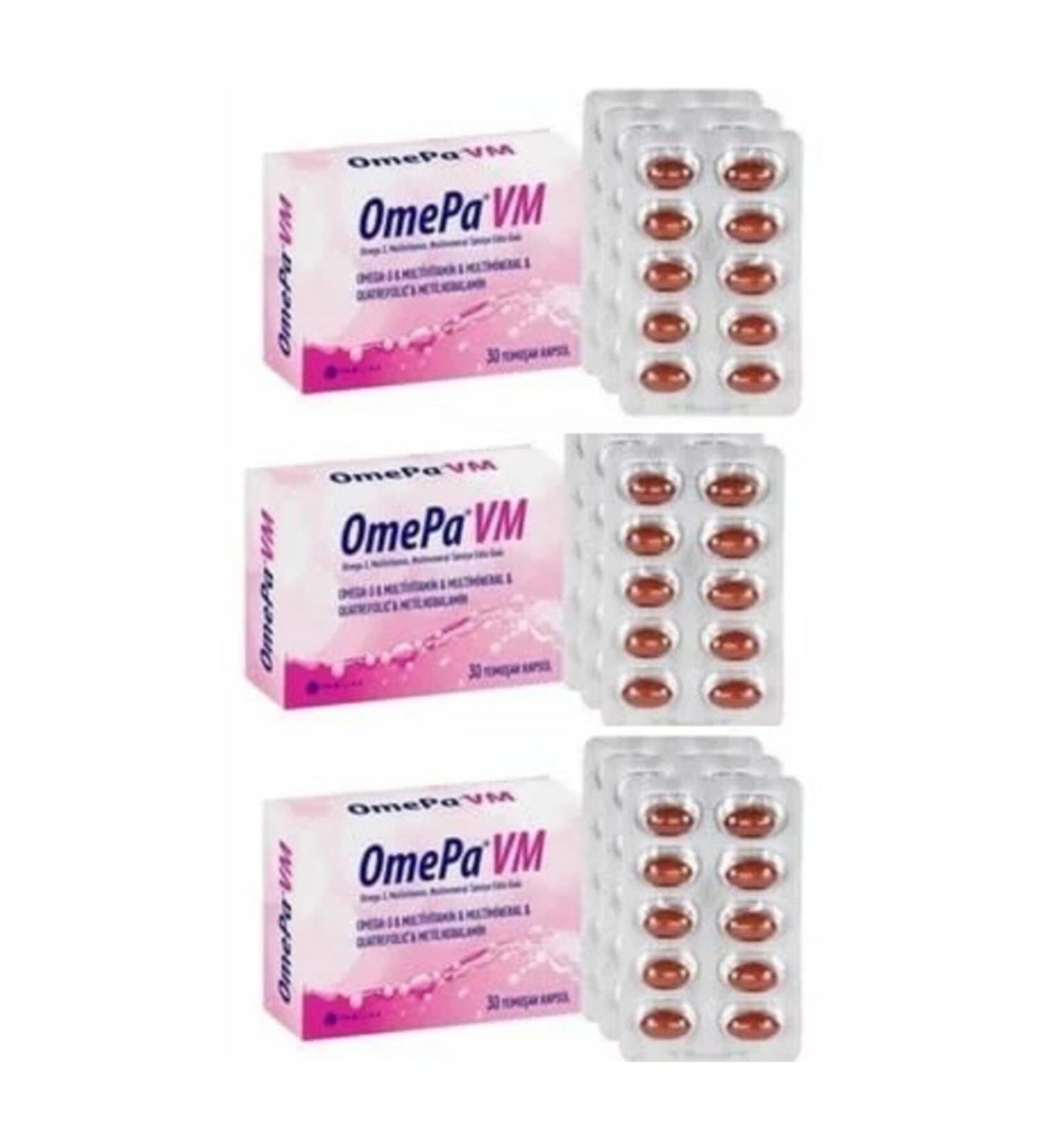 Tab Omepa Vm Food Supplement 30 Softgels
