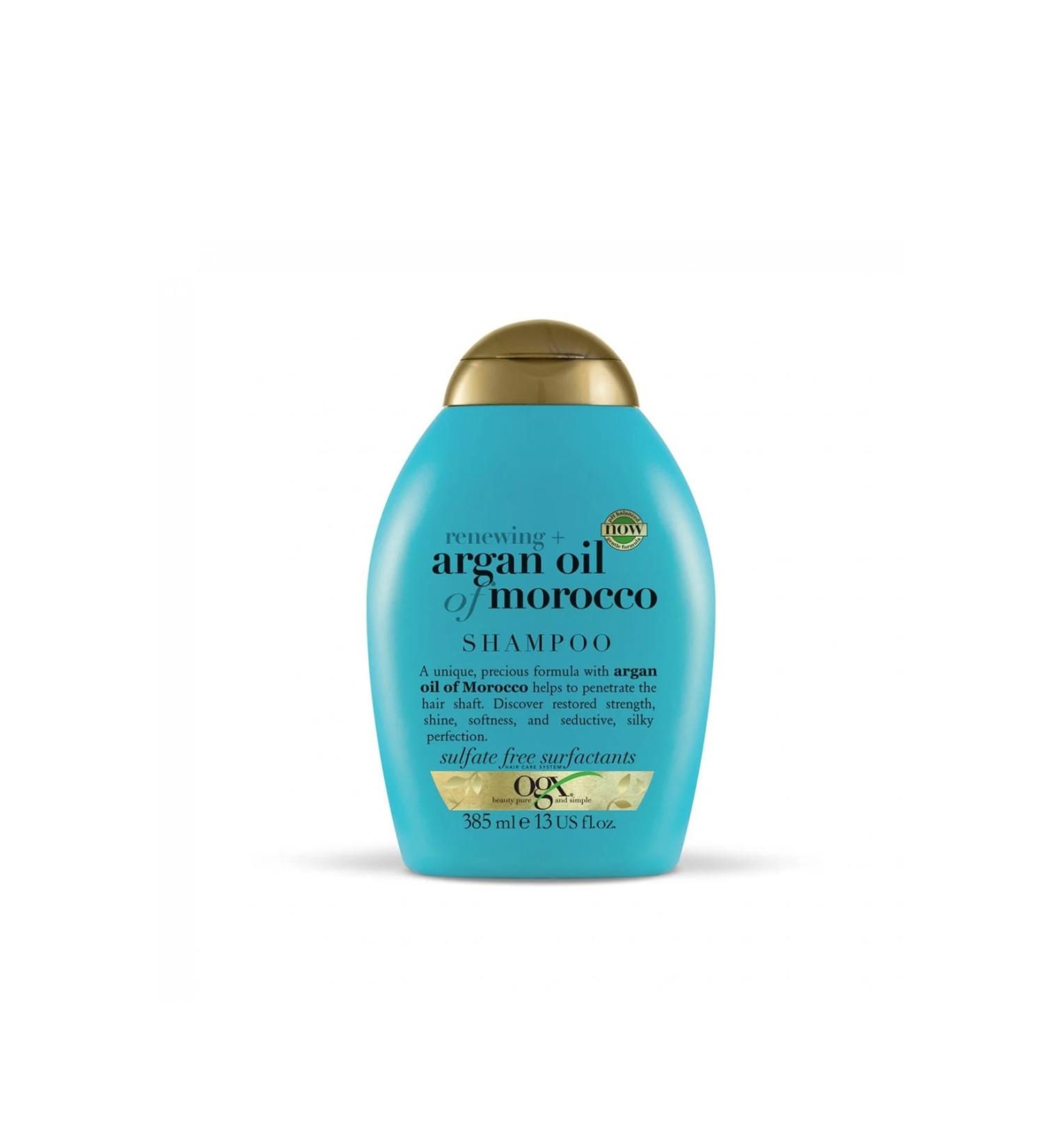 OGX Argan Oil Of Morocco Strong Moisturizing Argan Oil Salt-Free Shampoo 385ml - Buy Online on GoSupps.com
