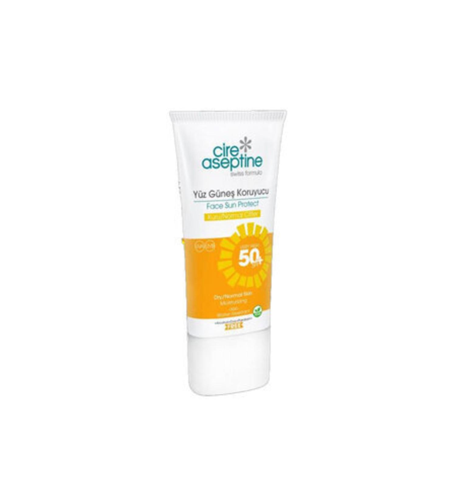CIRE Aseptine Sun Cream Spf 50+ Face Protection 50ml