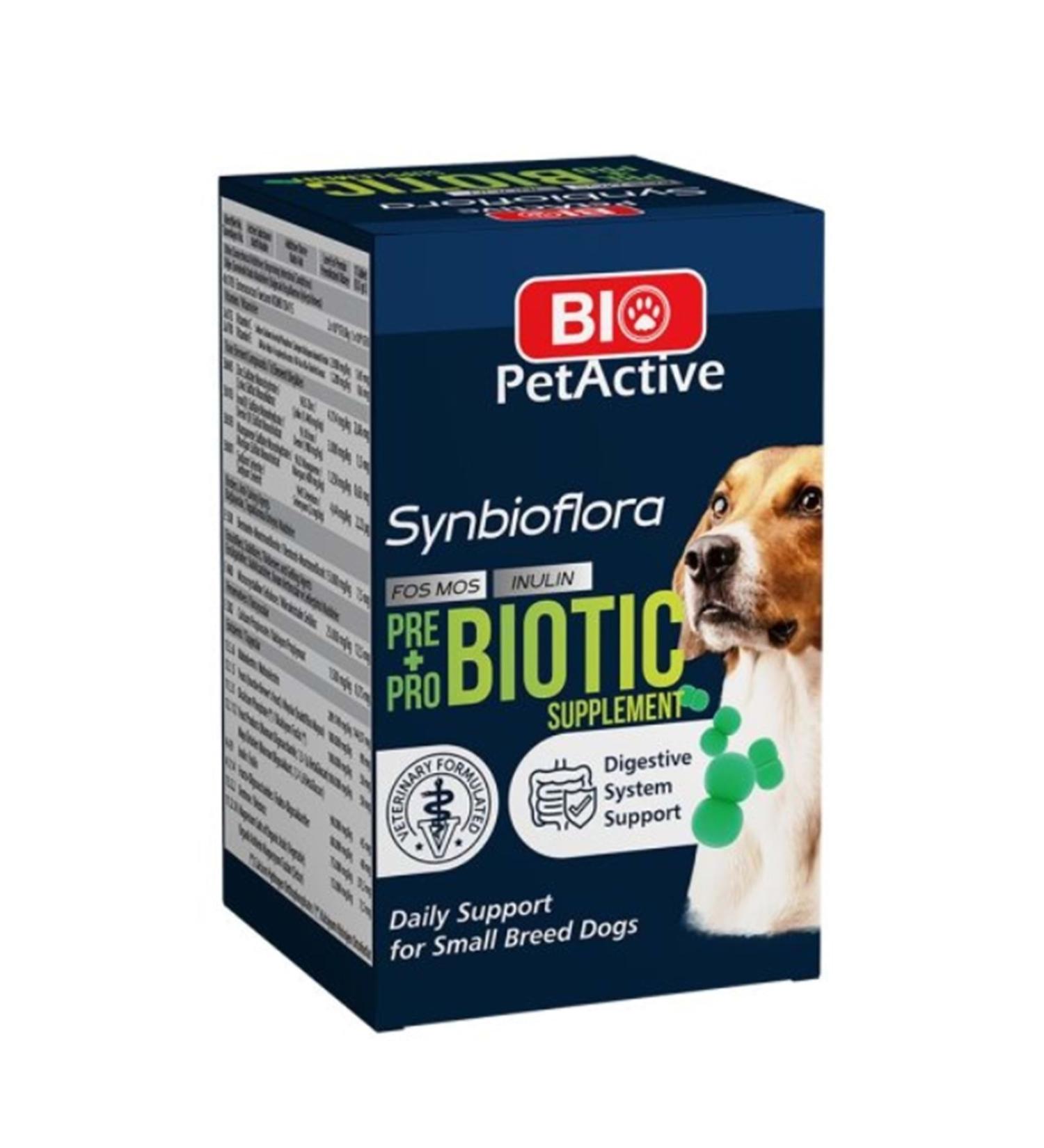 Bio PetActive Synbioflora Probiotic Small Breed Dog 30 Gr 60 Pieces