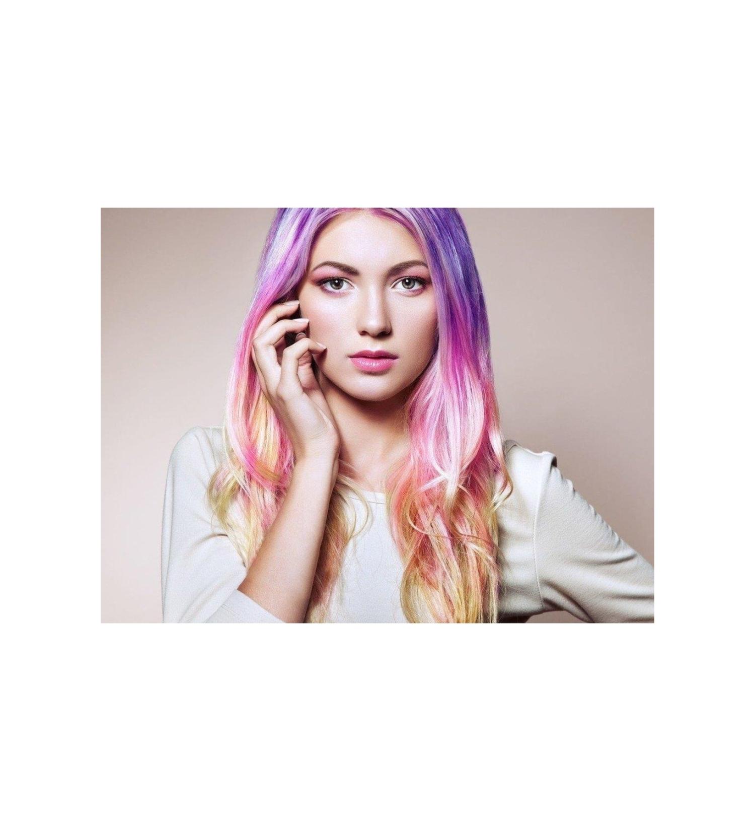 Pink Color Hair Chalk from the hat