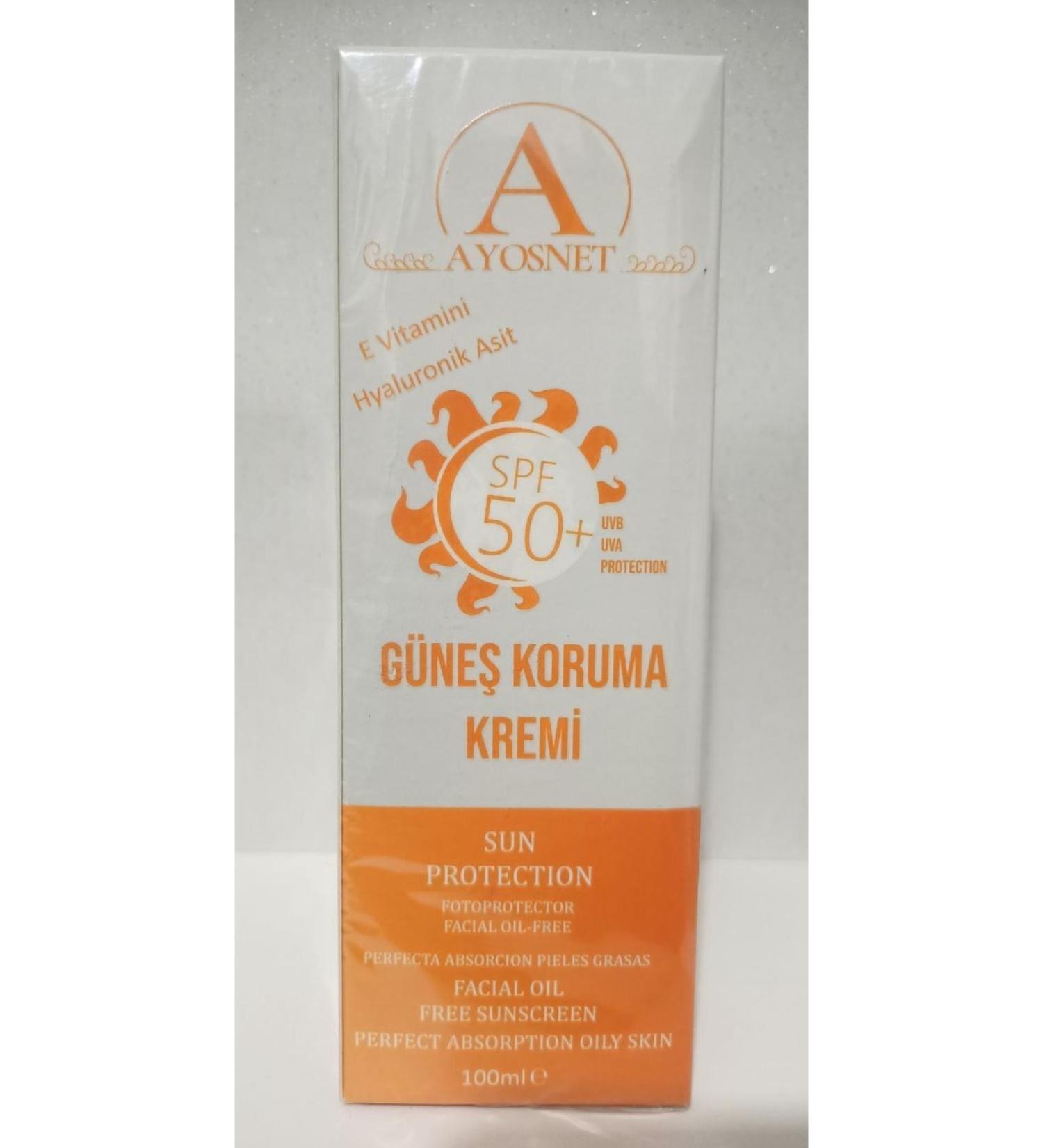 Ayosnet Sun Cream 50 Spf