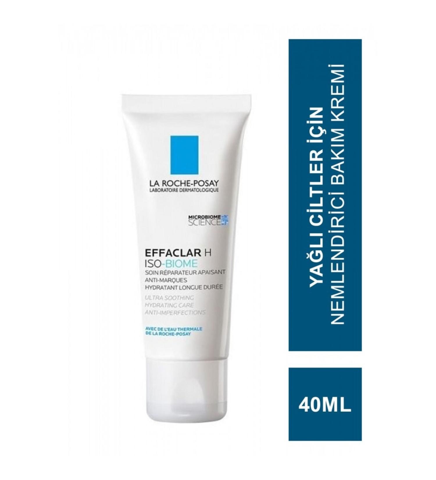 La Roche Posay Effaclar H Isobiome - Moisturizing Face Care Cream for Oily and Irregular Skin 40 Ml