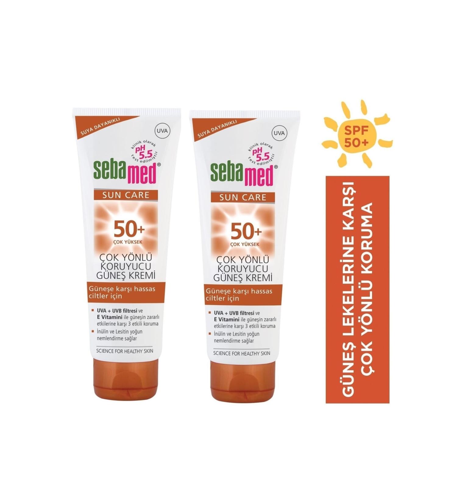Sebamed Sun Care Multi-Protection Sun Cream Spf50 75 Ml 2 Pieces - Buy Online on GoSupps.com