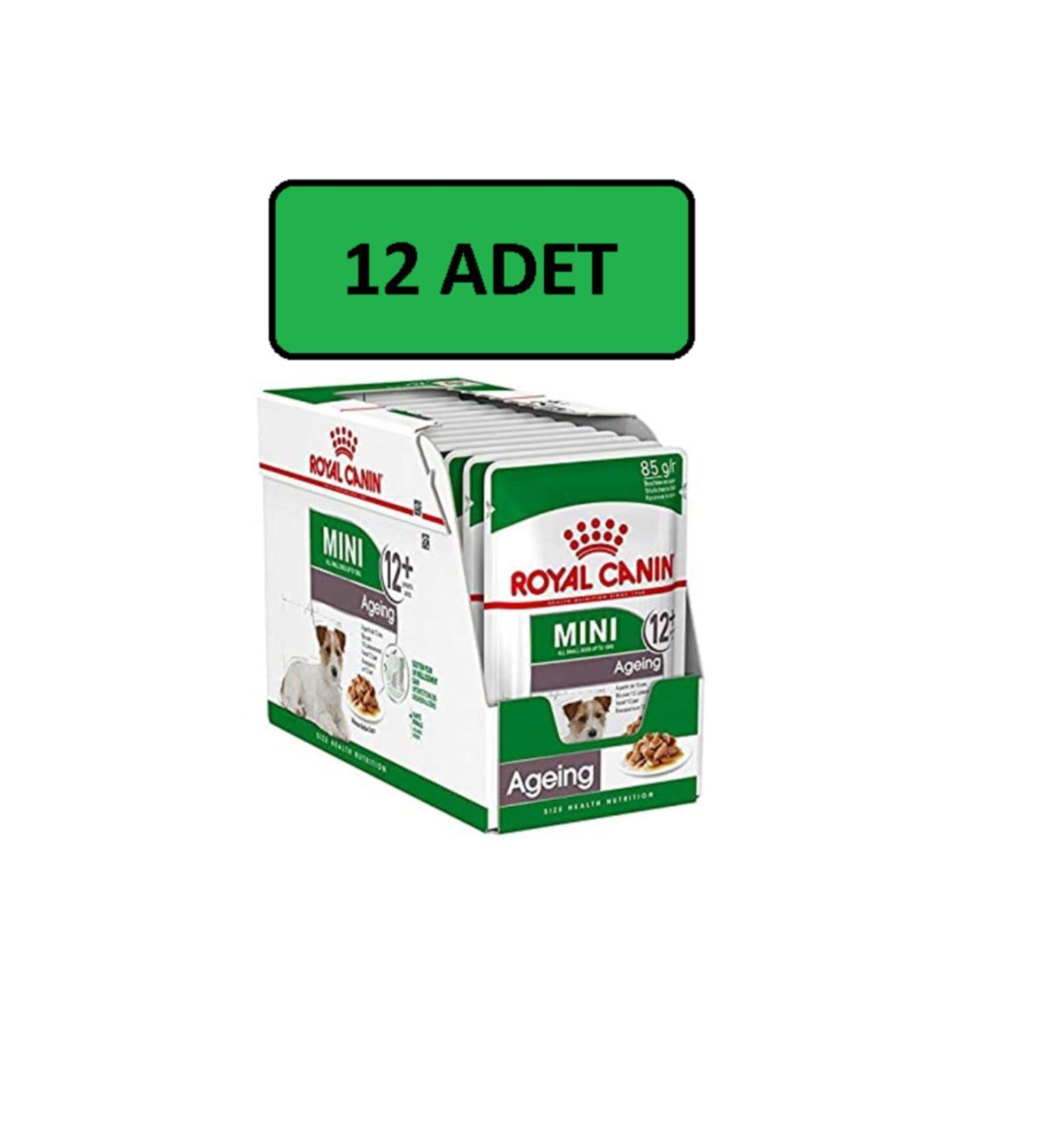 Royal Canin Pouch Mini Aging Senior Dog Wet Food 85 gr X12 Pieces