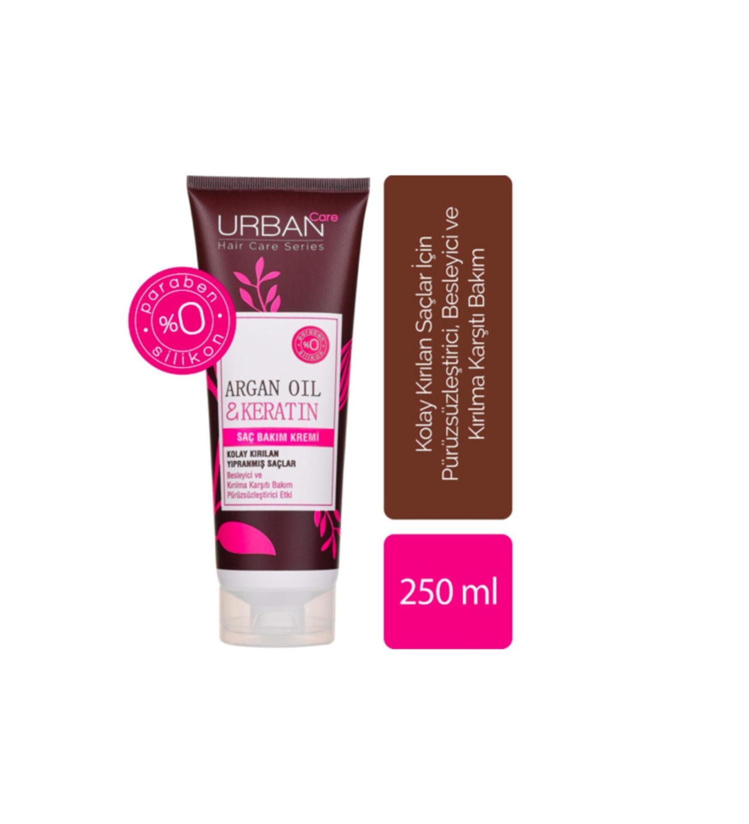 Urban Care Argan Oil & Creatine Hair Care Cream 250 ml - Buy Online on GoSupps.com