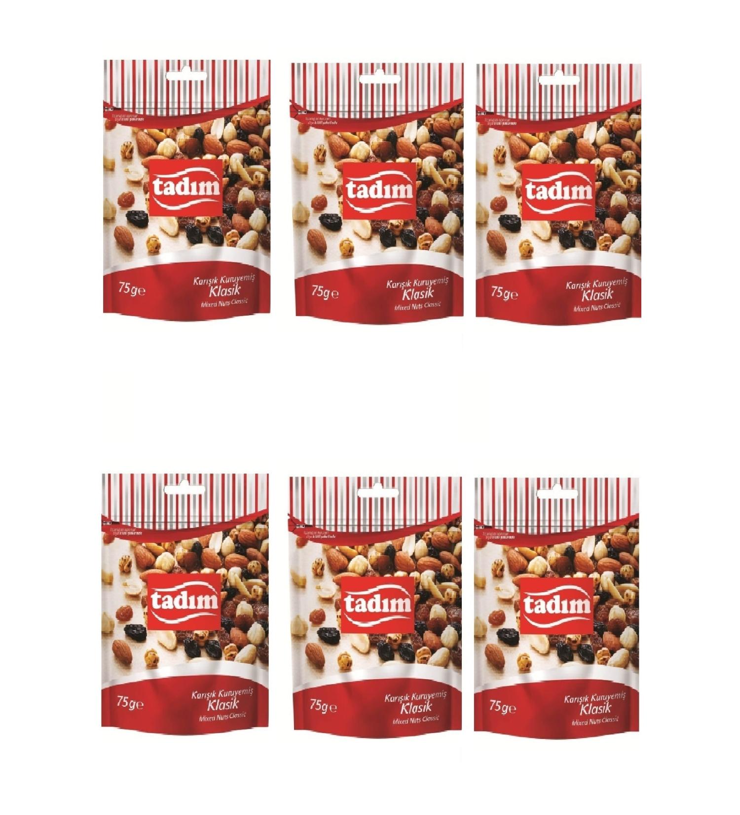 Tad m Mixed Nuts Classic 75 Gr X 6 Pieces
