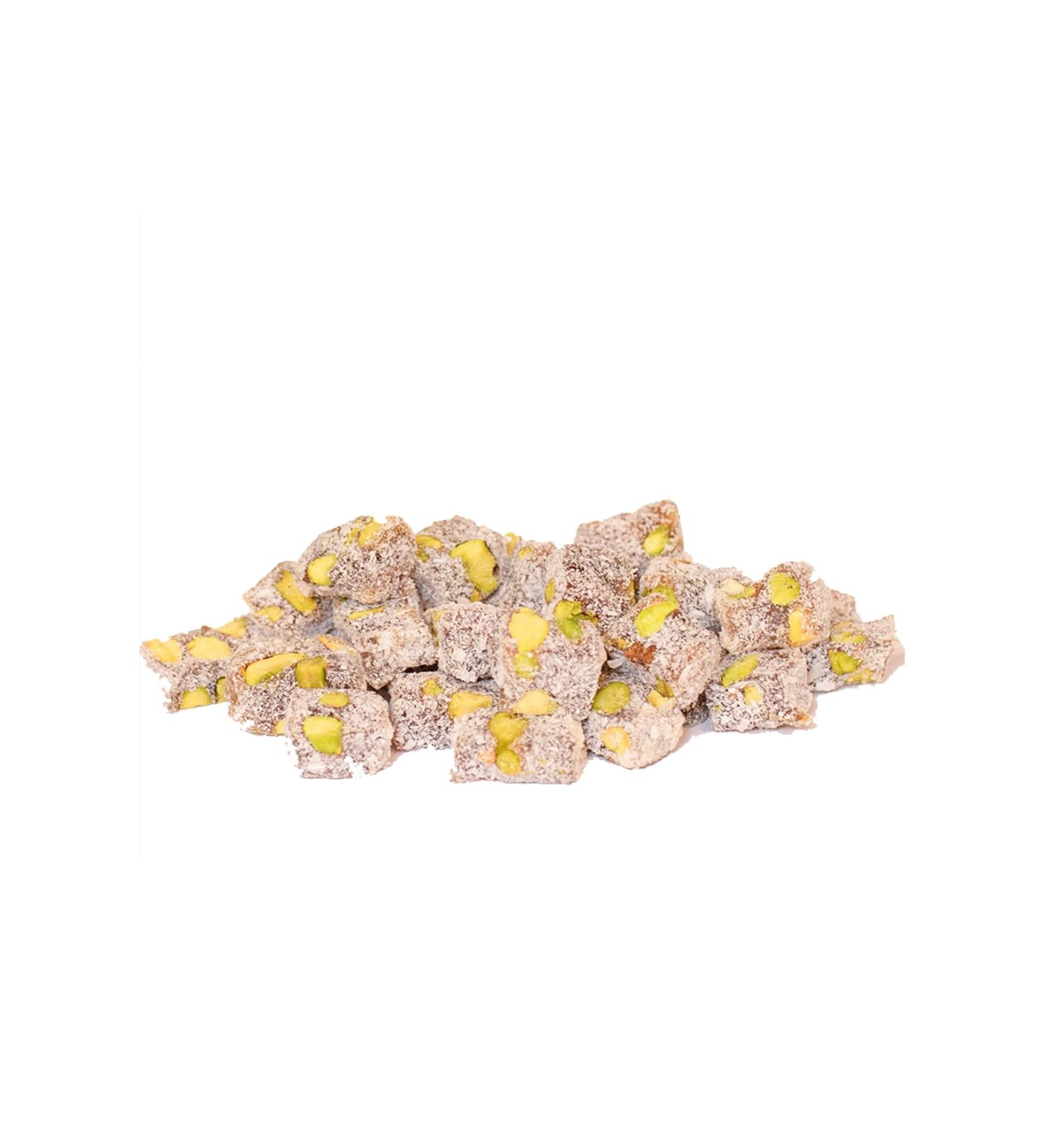 DEDEO LU GIDA Double Roasted Turkish Delight with Coconut 500 gr