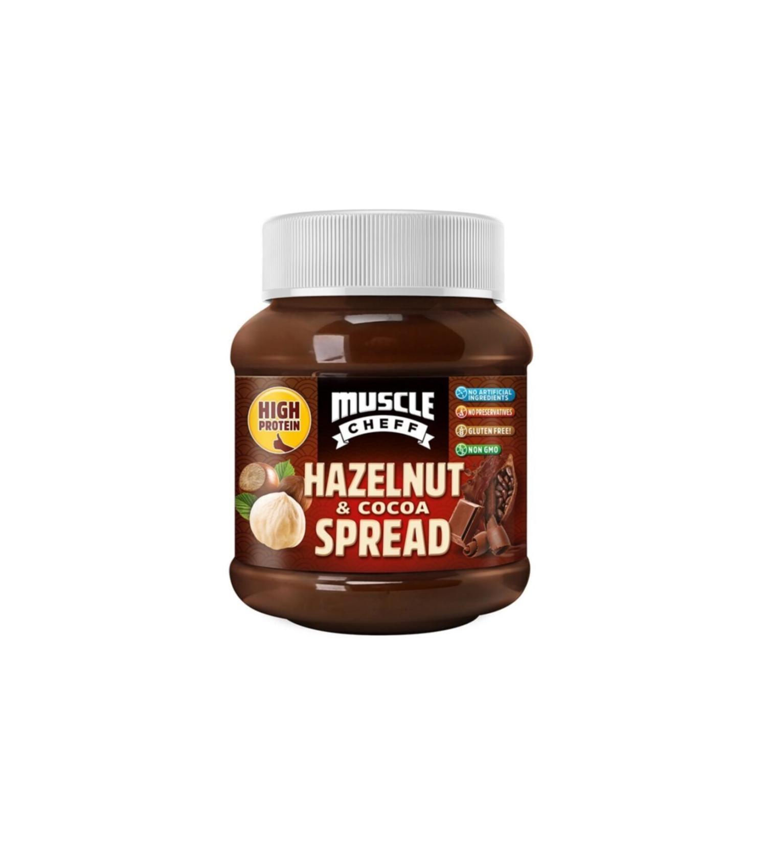 MUSCLE CHEFF Cocoa Hazelnut Cream High Protein 350 Gr.