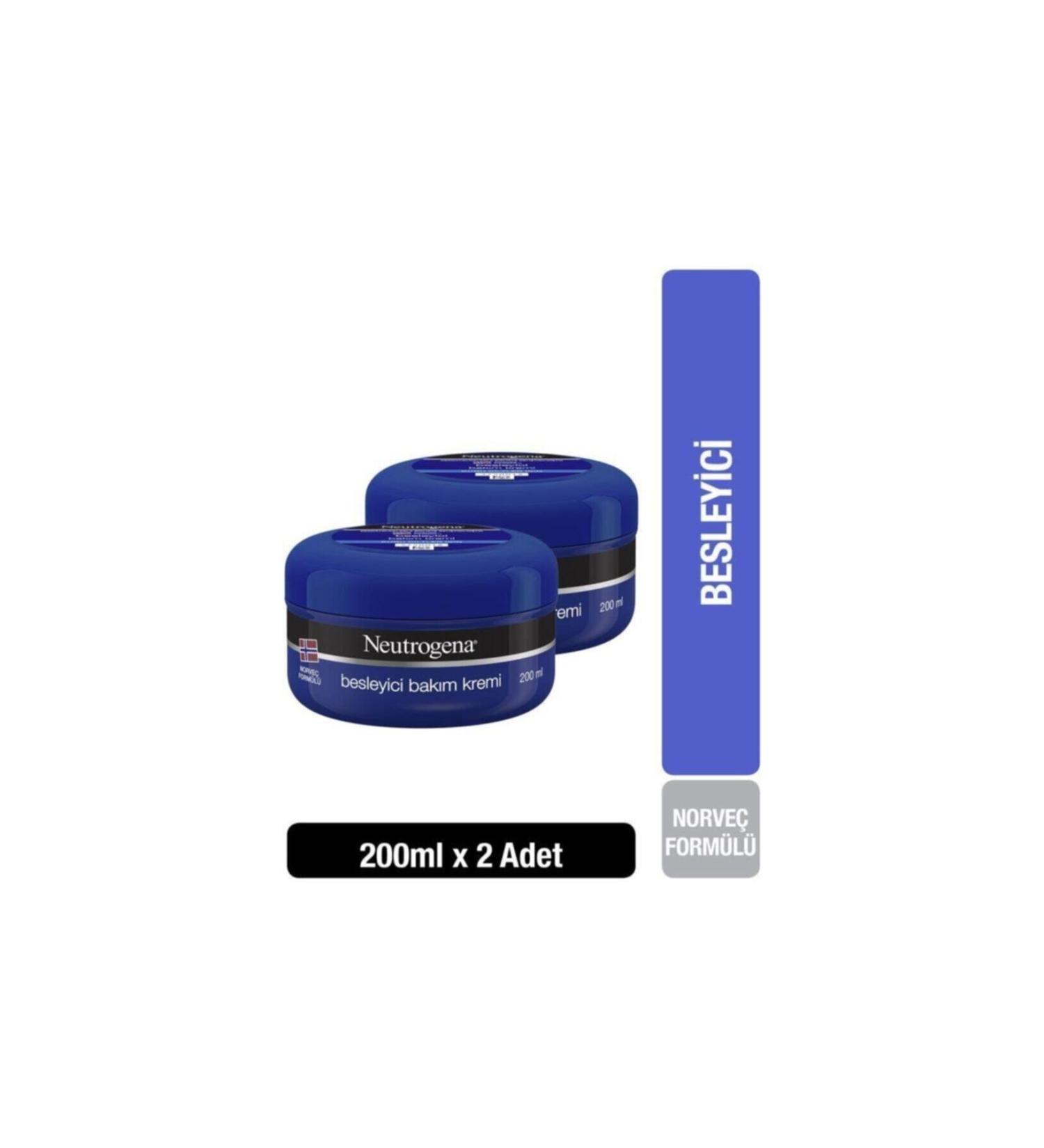 Neutrogena Norwegian Formula Nourishing Care Cream 200 Ml X 2