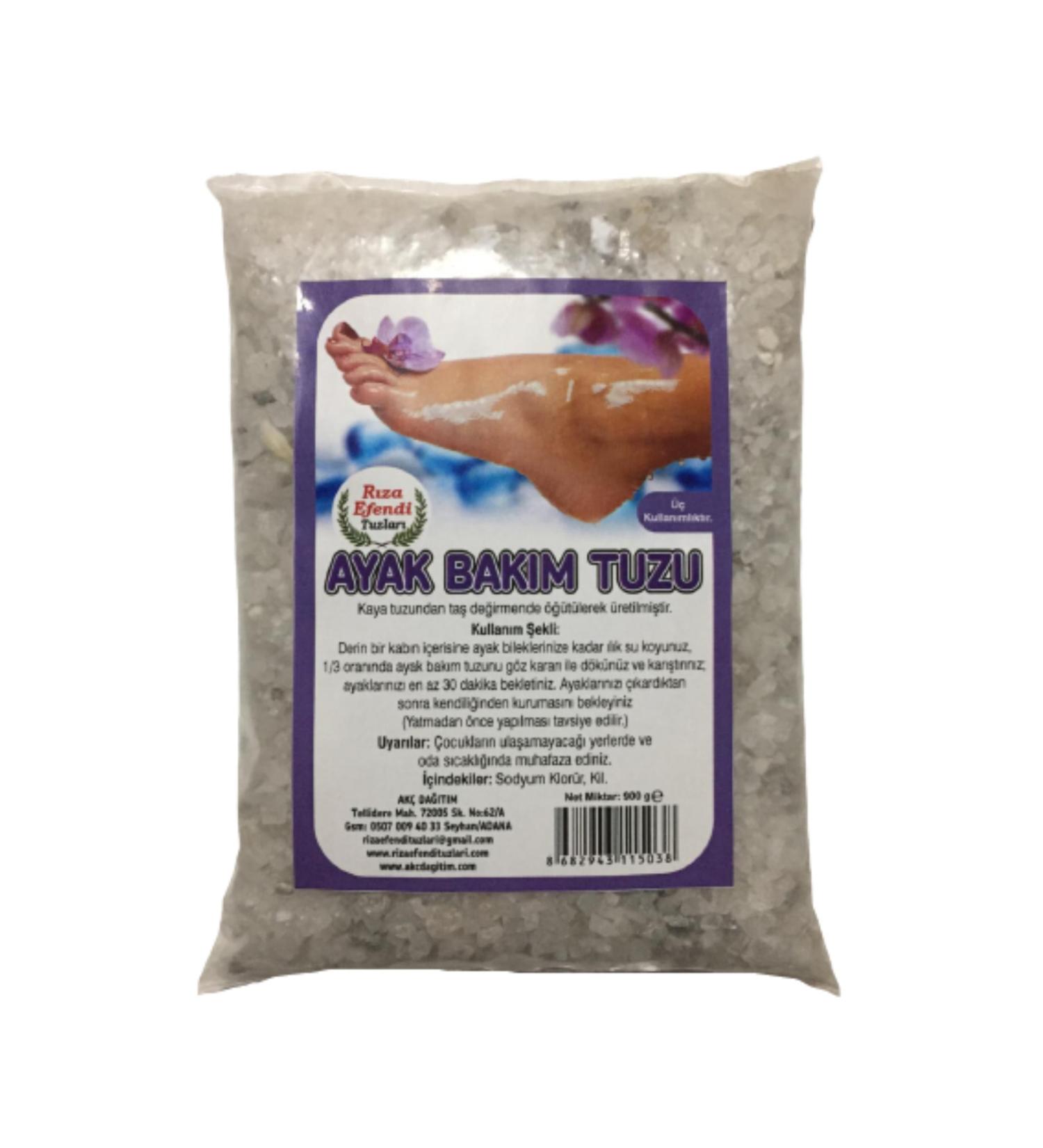 R za Efendi Salts Foot Care Salt 900gr Manicure and Pedicure Salt Bath Salt Relaxing - Buy Online on GoSupps.com