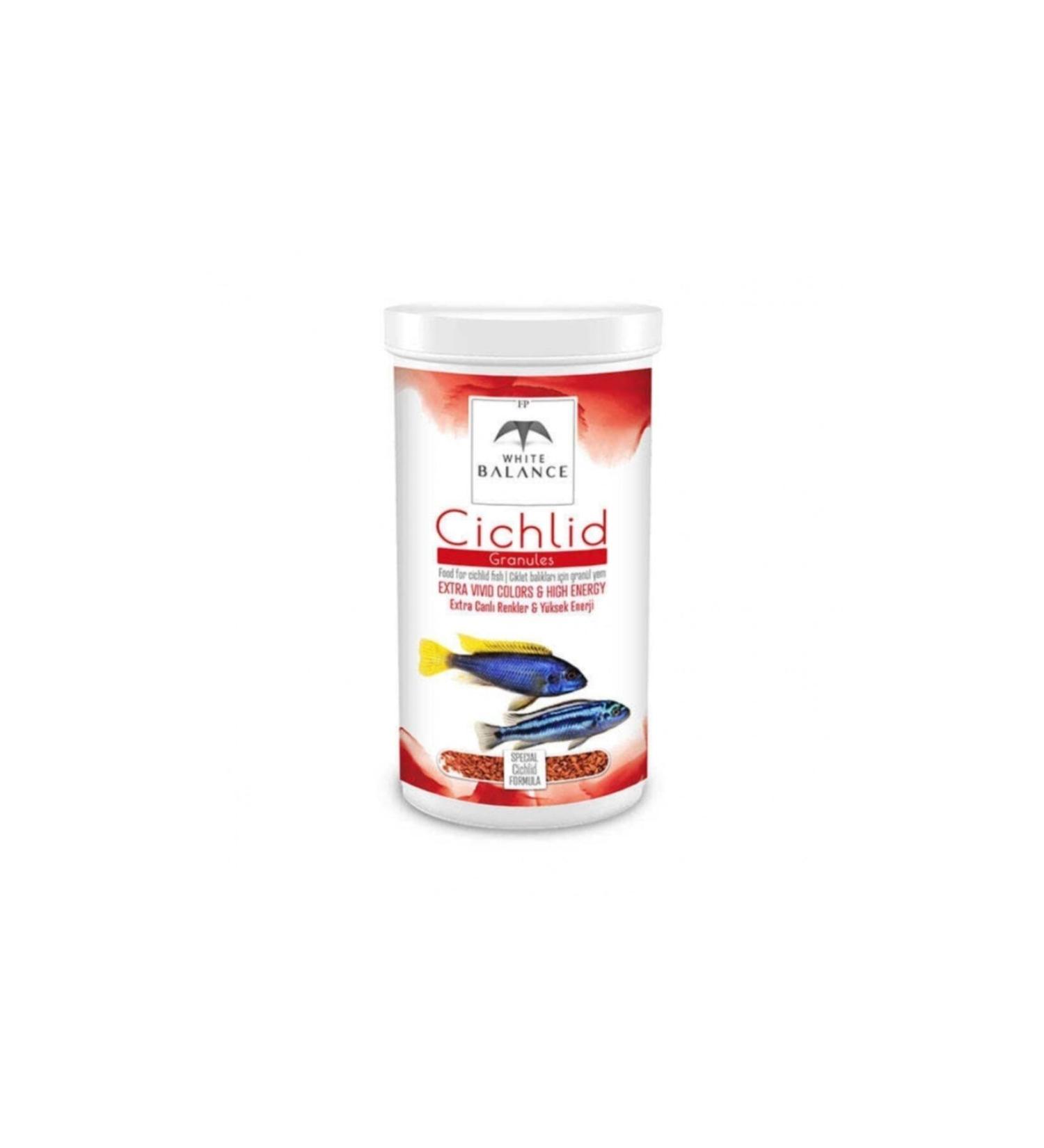 White Balance Cichlid Granules Cichlid Fish Food 1000ml
