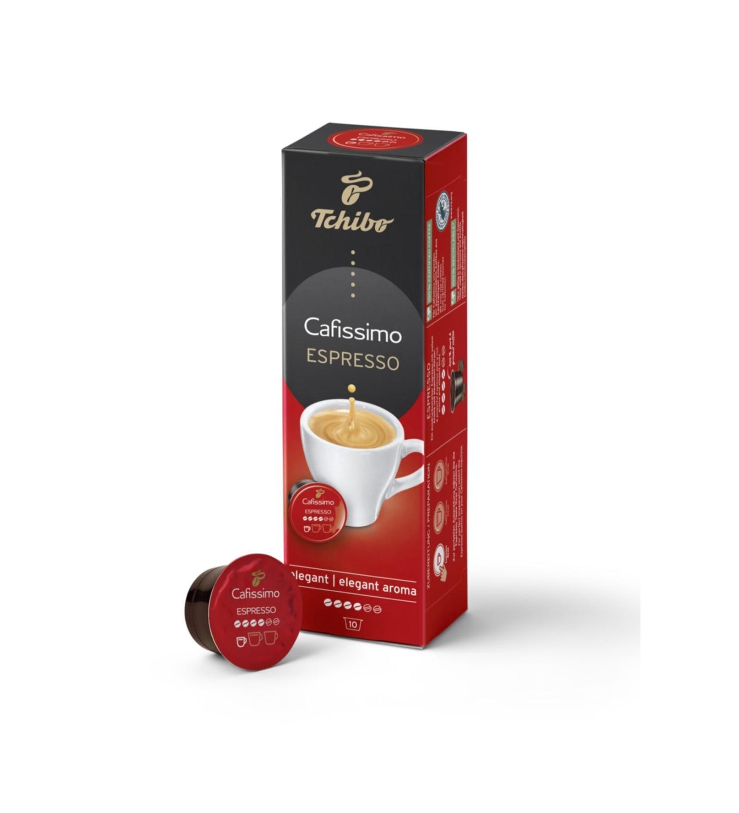 Tchibo Cafissimo Espresso Elegant Aroma 10 Capsules Coffee - Buy Online on GoSupps.com