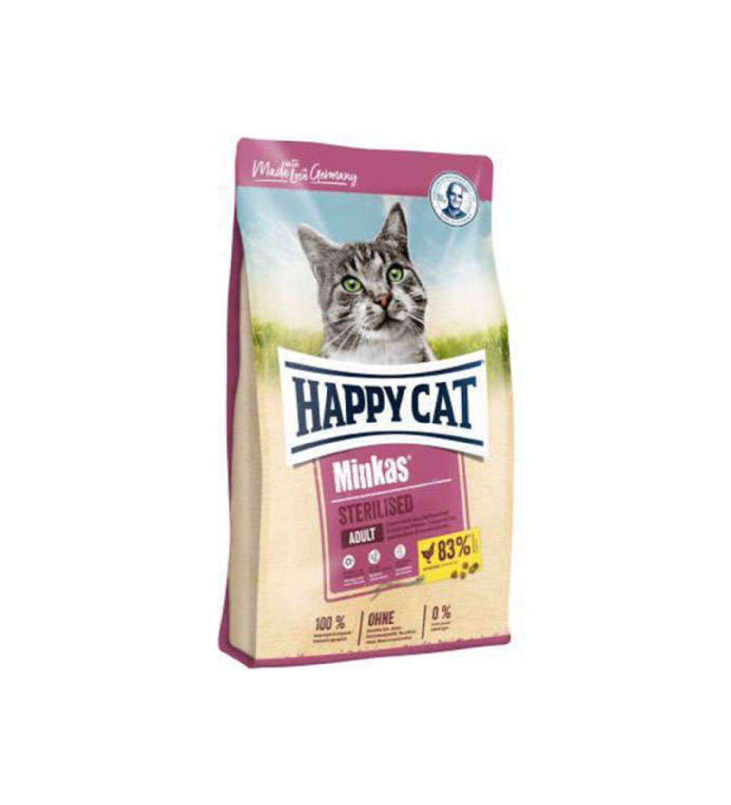 Happy Cat Minkas Sterilized Neutered Cat Food 10 Kg