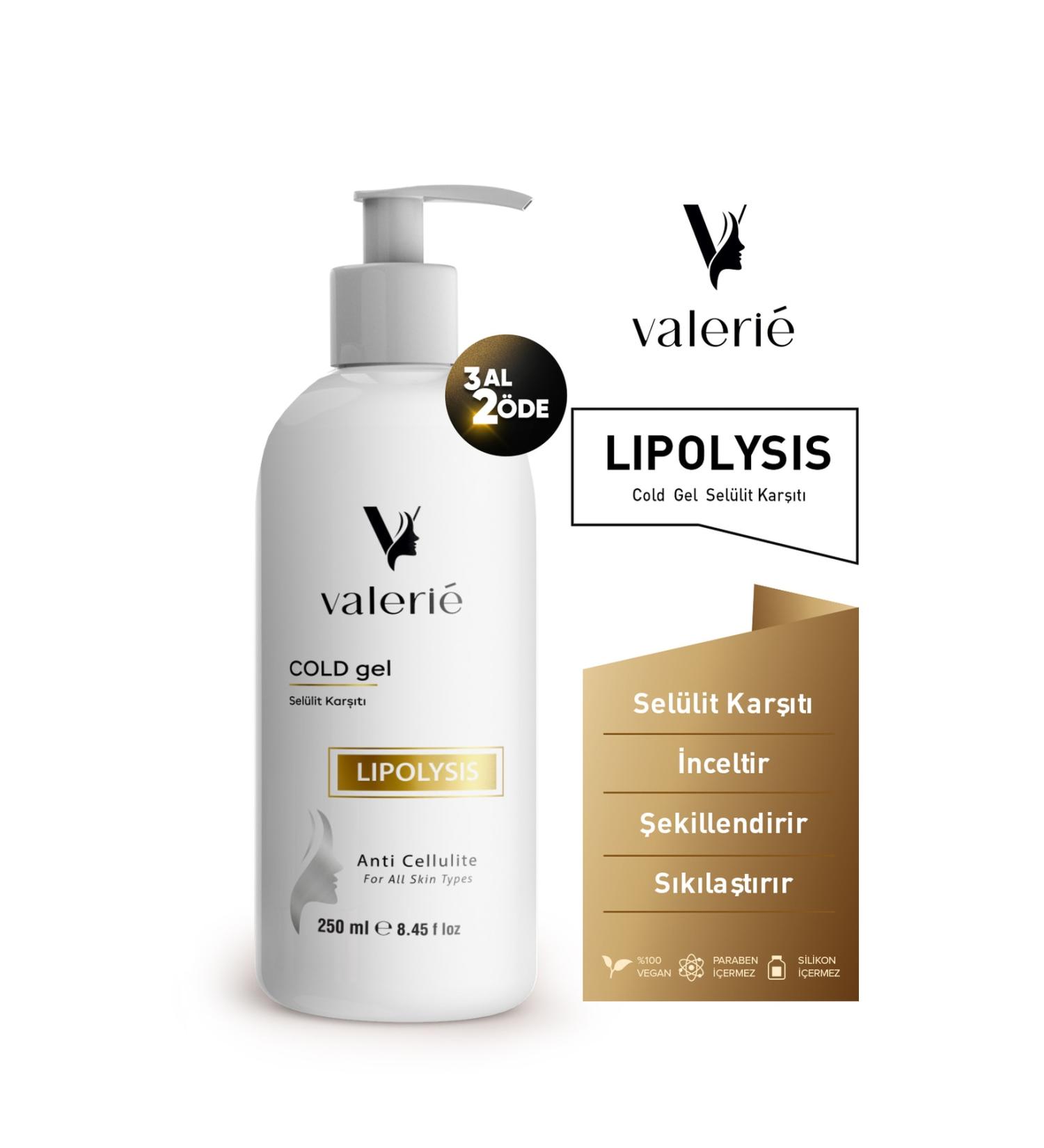 Valerie Anti-Cellulite and Anti-Stretch - Regional Slimming - Body Firming Cold Lipolysis Gel 250 Ml - Buy Online on GoSupps.com