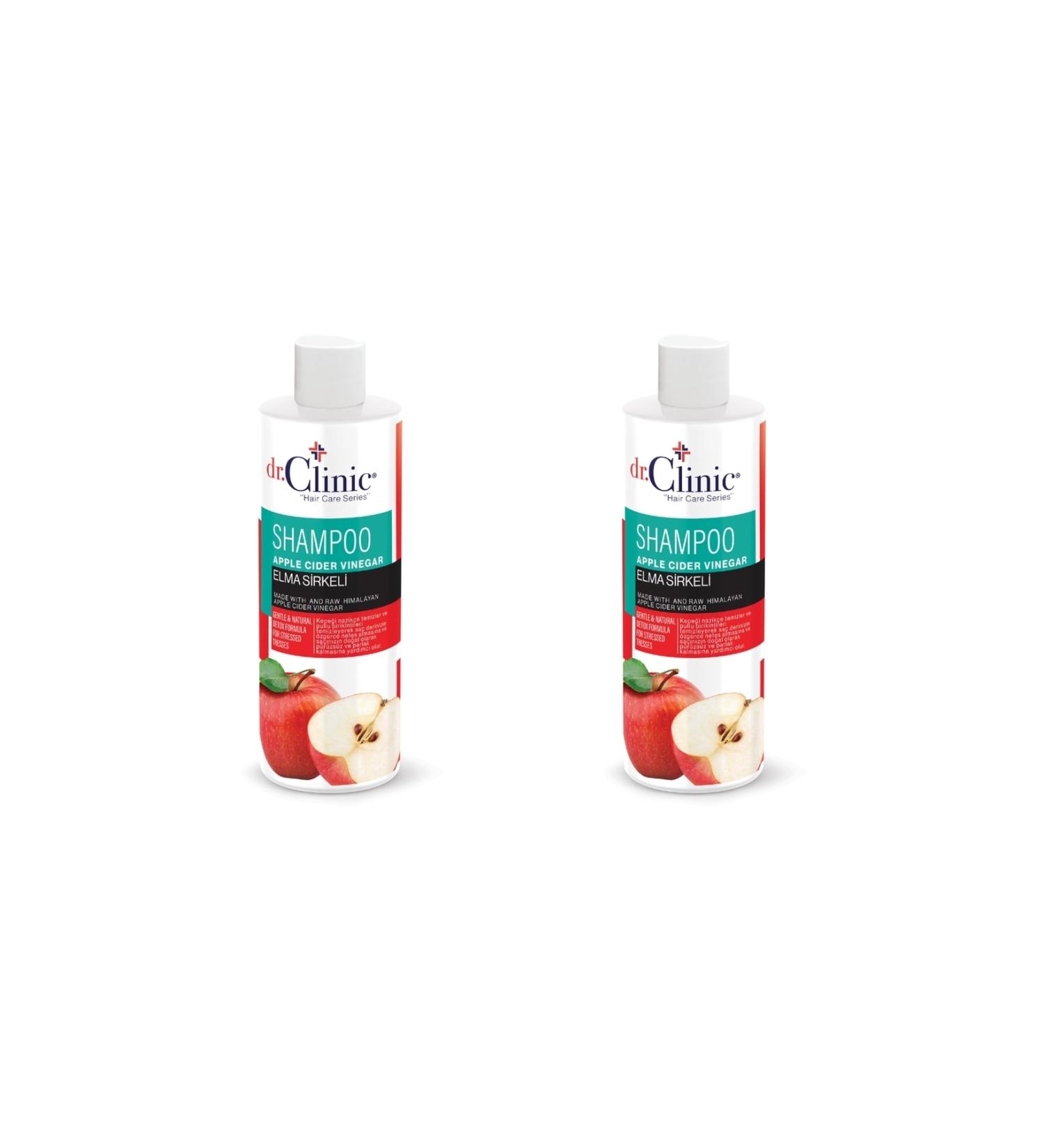 Dr. Clinic Dr.clinic Herbal Apple Cider Vinegar Shampoo 400 Ml X 2 Pieces - Buy Online on GoSupps.com