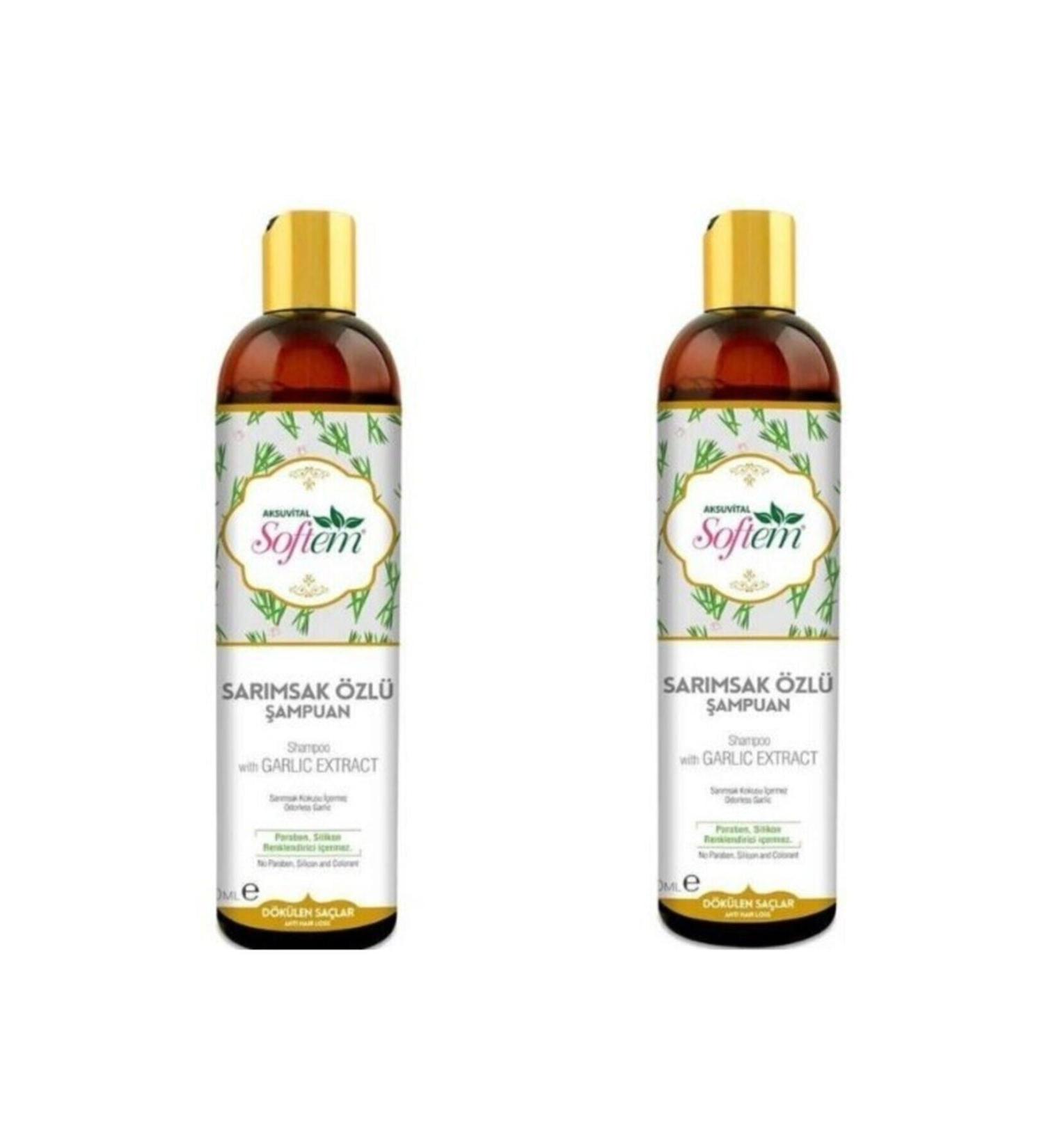 Softem Garlic Essence Shampoo 400 Ml X 2 Pieces