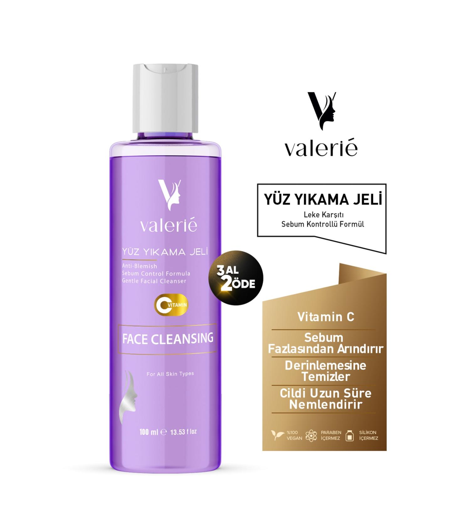 Valerie Anti-Blackhead and Acne - Purifying Revitalizing Vitamin C Face Wash Gel 100 Ml - Buy Online on GoSupps.com