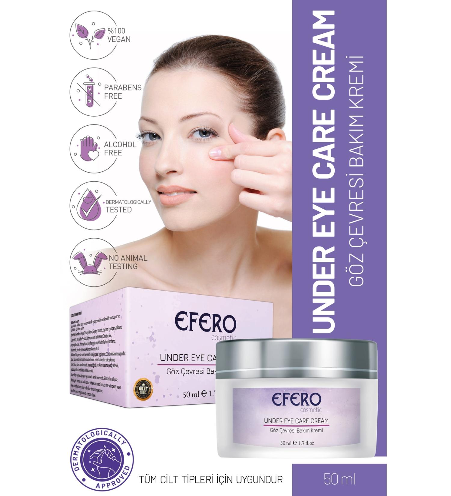 efero Under Eye Bag Wrinkle Dark Circle Anti Nourishing Care Cream - Under Eye Care Cream - Buy Online on GoSupps.com