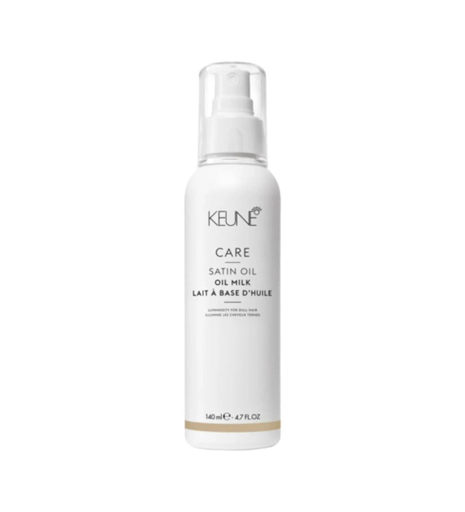 Keune Satin Oil Softening Leave-In Care Lotion for Dry and Lifeless Hair 140 Ml