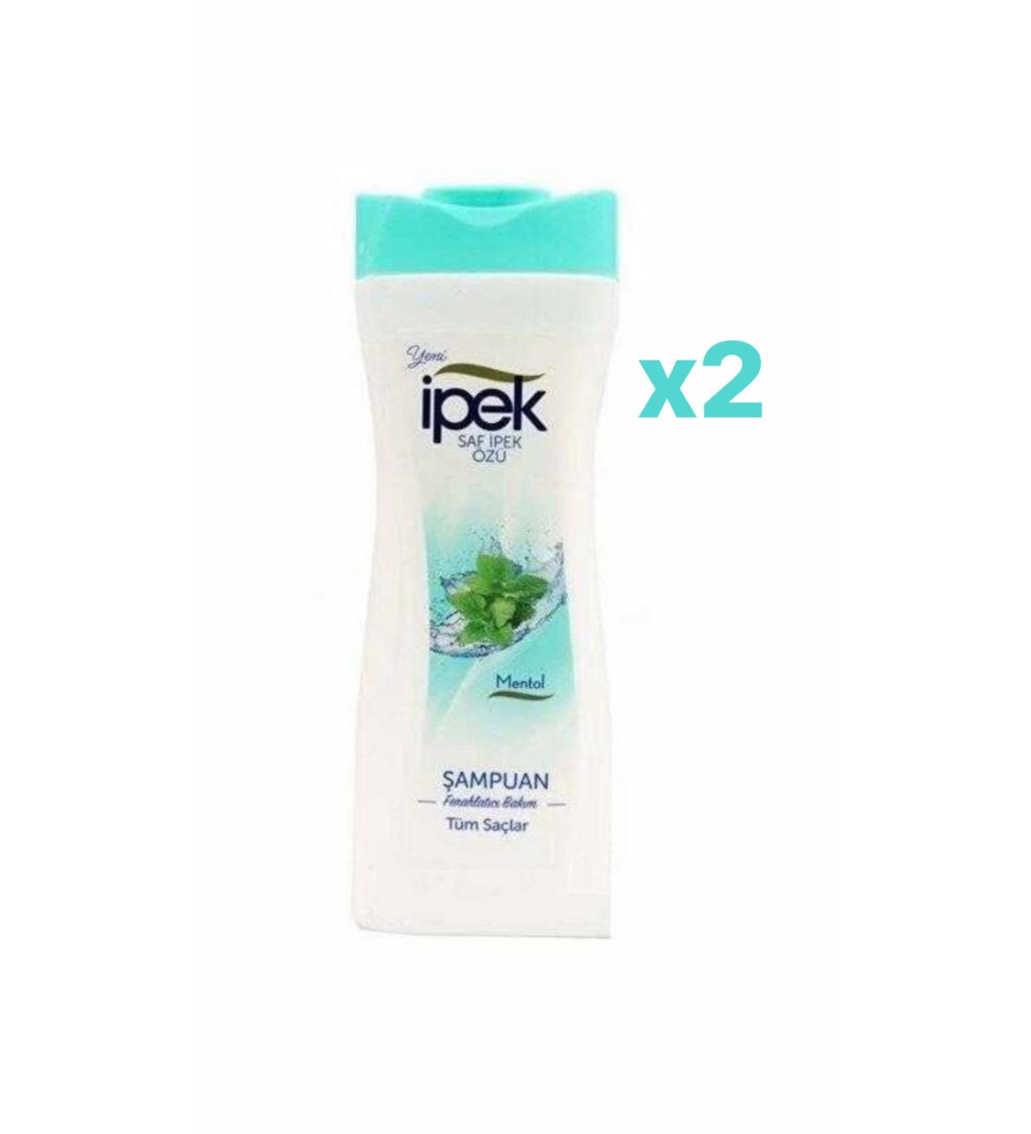 Silk Shampoo All Hair Refreshing Care Menthol 450ml X2
