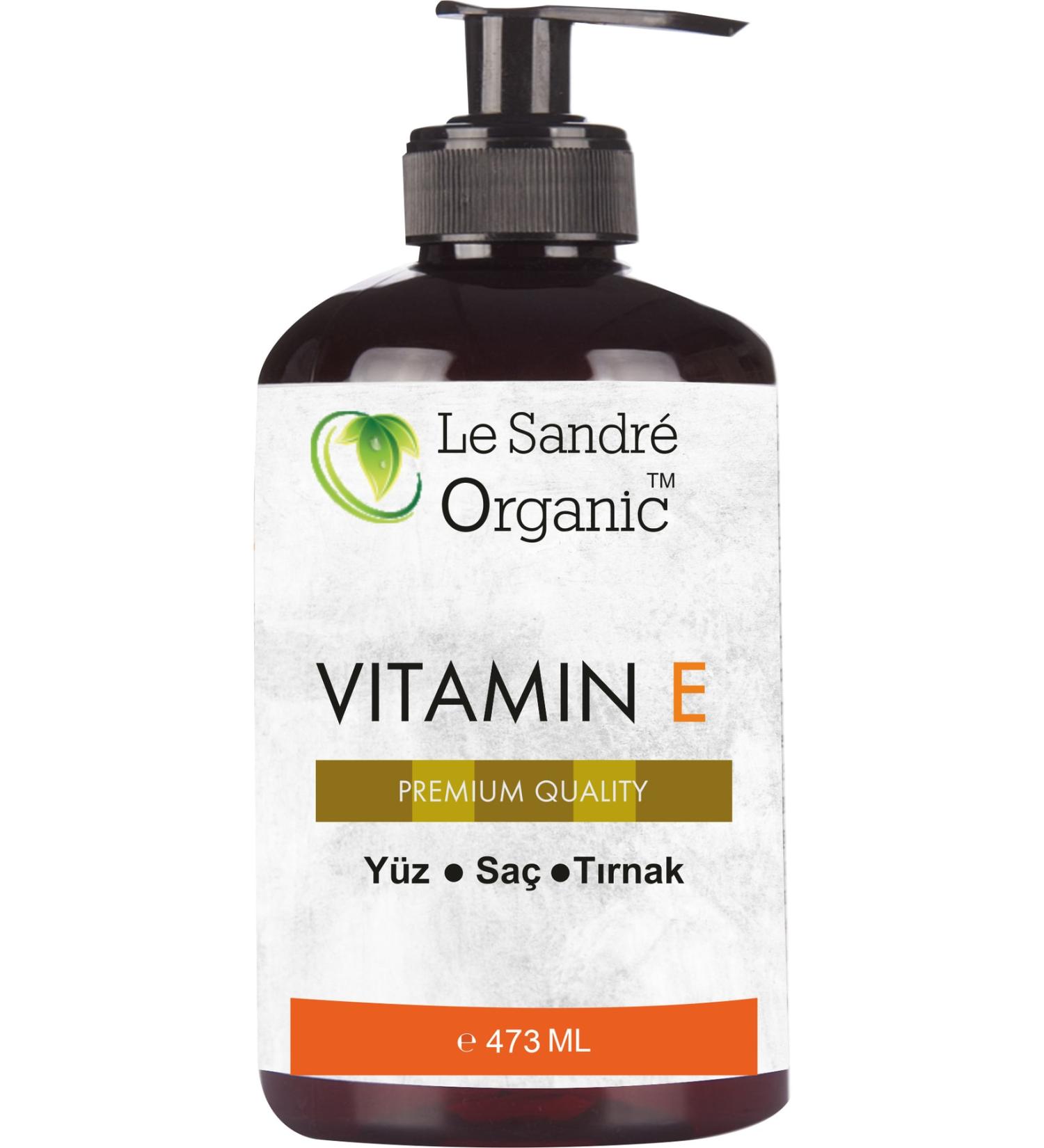 Le Sandre Organic Vitamin E 473 Ml Mega Size