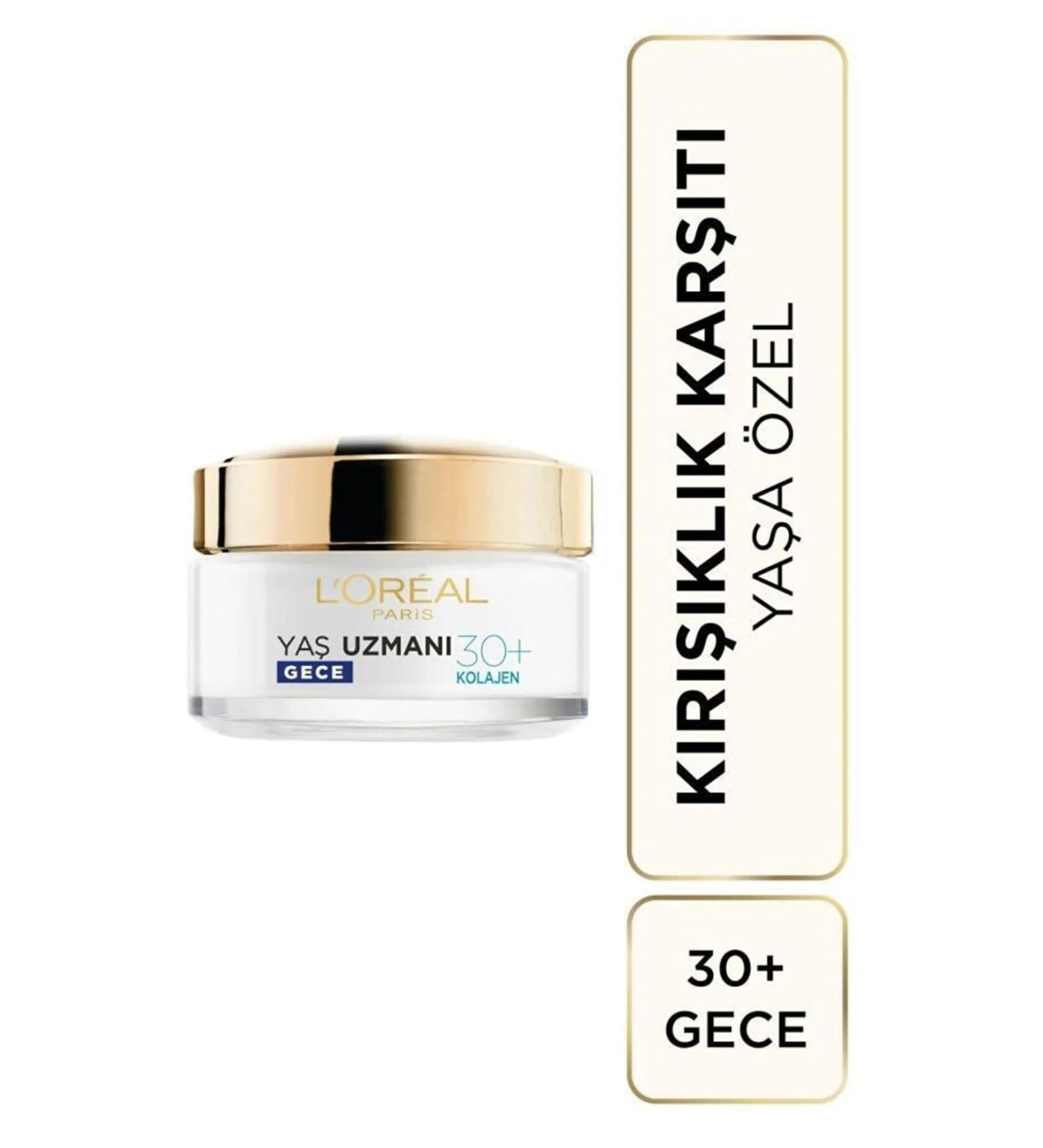 L'Oreal Paris L'or al Paris Age Expert 30+ Anti-Wrinkle Moisturizing Night Cream Dm 50 Ml - Buy Online on GoSupps.com