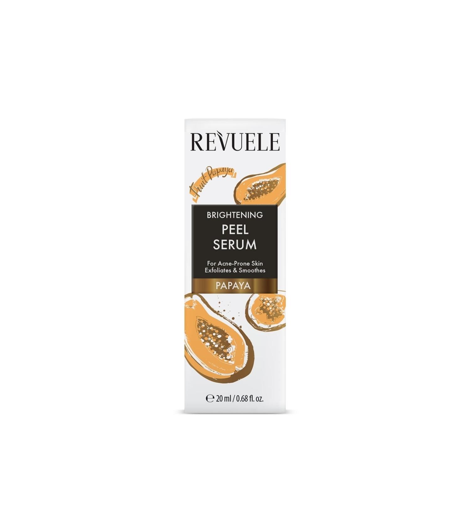 Revuele Brightening Effect Peeling Effect Face Serum with Papaya 20 ml